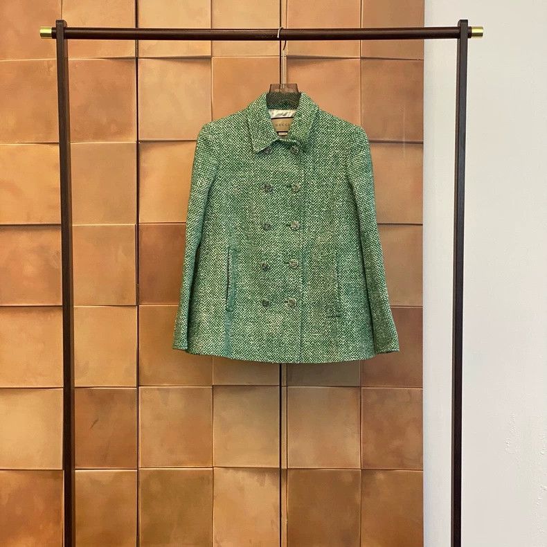 Gucci Gucci 24ss the latest mint mambo tweed jacket 2504-Nextarro Size S / US 4 / IT 40 - 1 Thumbnail