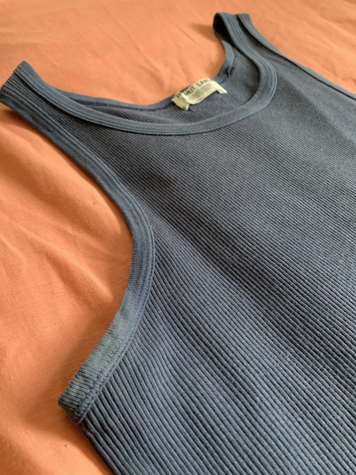 Helmut Lang Helmut Lang 1995 Blue Tank Top Size US M / EU 48-50 / 2 - 3 Thumbnail