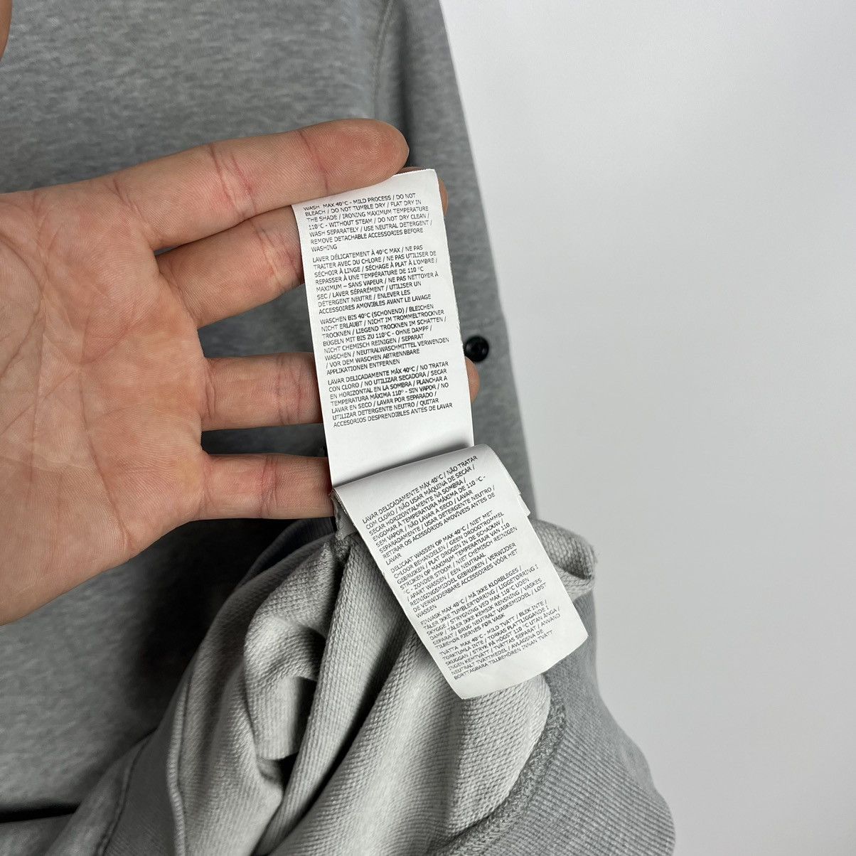 Stone Island Stone Island grey crewneck sweatshirt Size US M / EU 48-50 / 2 - 11 Thumbnail