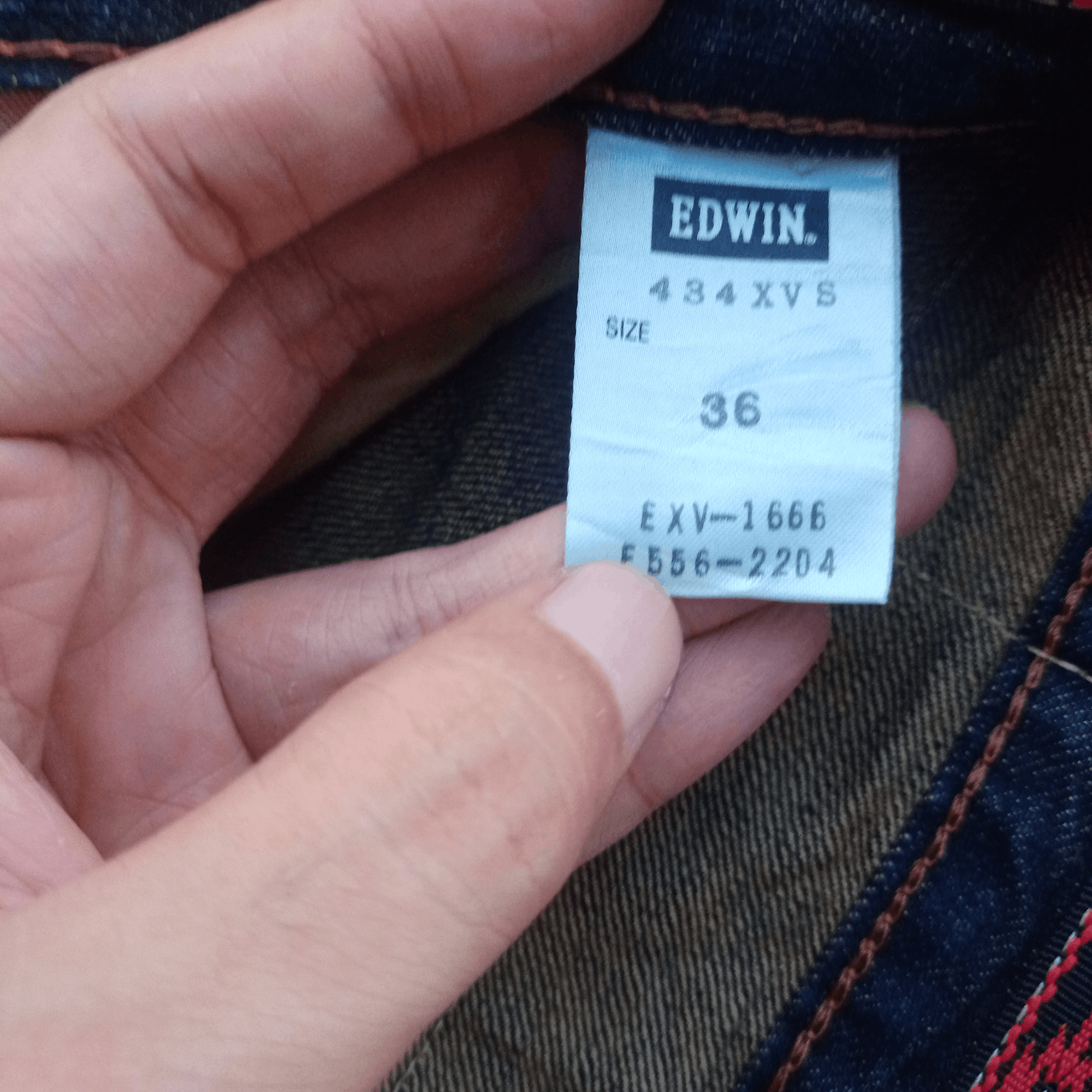 Edwin × Japanese Brand Exclusive Vintage Japan Edwin XV Distressed Baggy Jeans Size US 38 / EU 54 - 10 Thumbnail