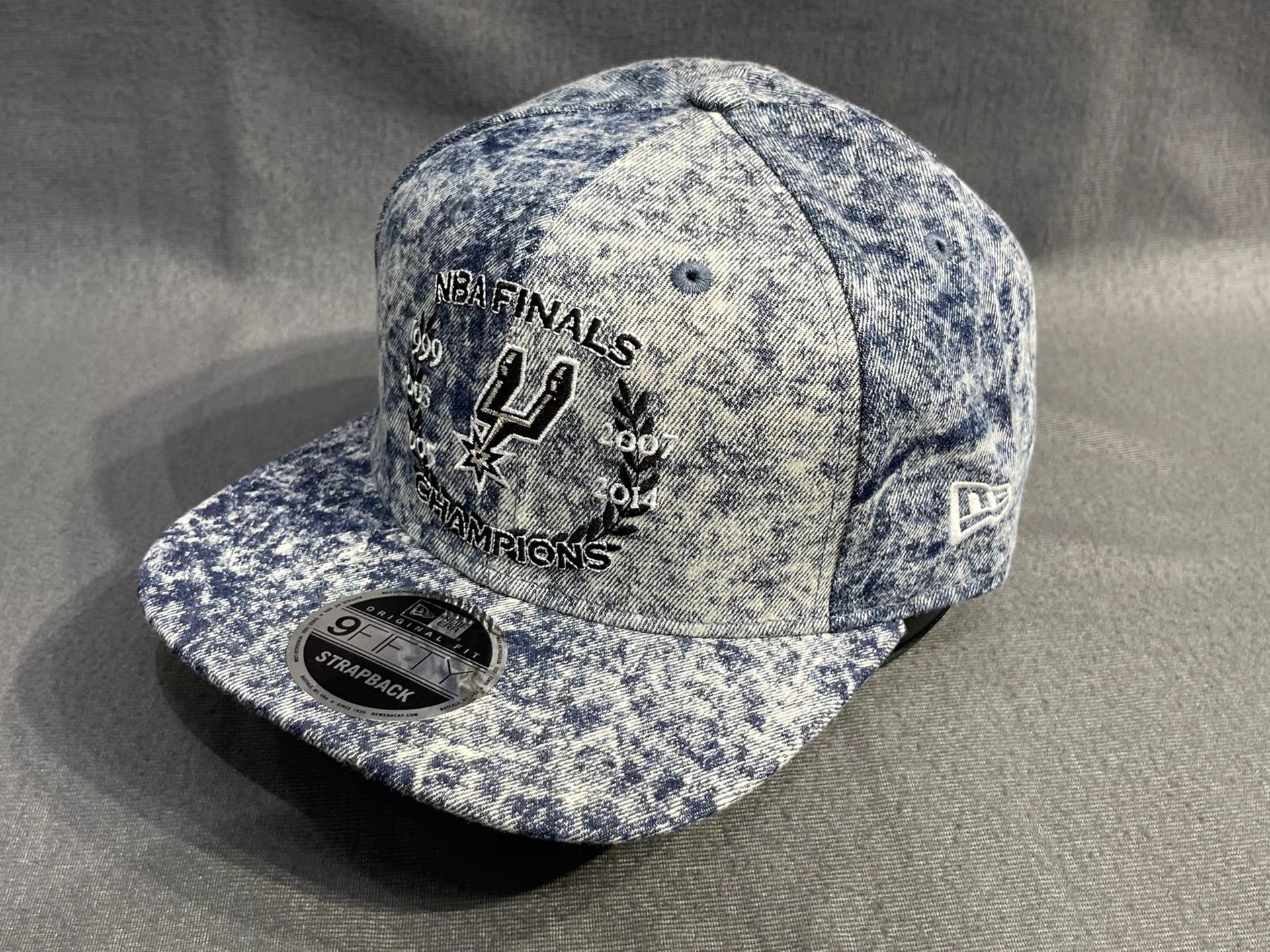 New Era New Era San Antonio Spurs Flat Brim Cap Q5 Size ONE SIZE - 1 Thumbnail