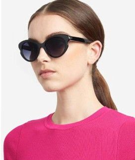 Kate Spade Kate Spade ELINA/G/S 0086 HA Sunglasses Havana Cat Eye Frame Size ONE SIZE - 6 Thumbnail