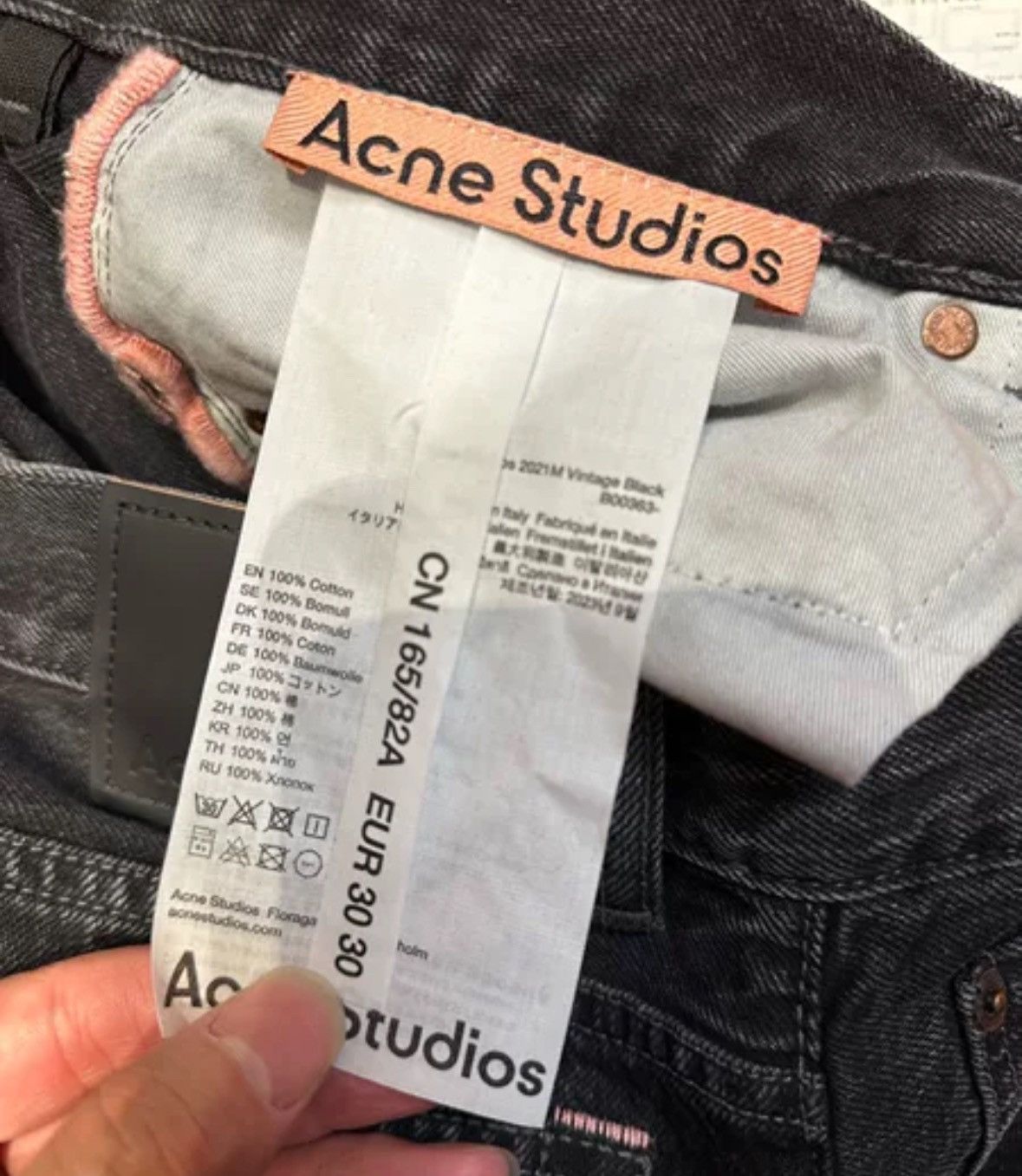 Acne Studios Acne studios black jeans 2412-Nextarrow Size US 30 / EU 46 - 3 Thumbnail
