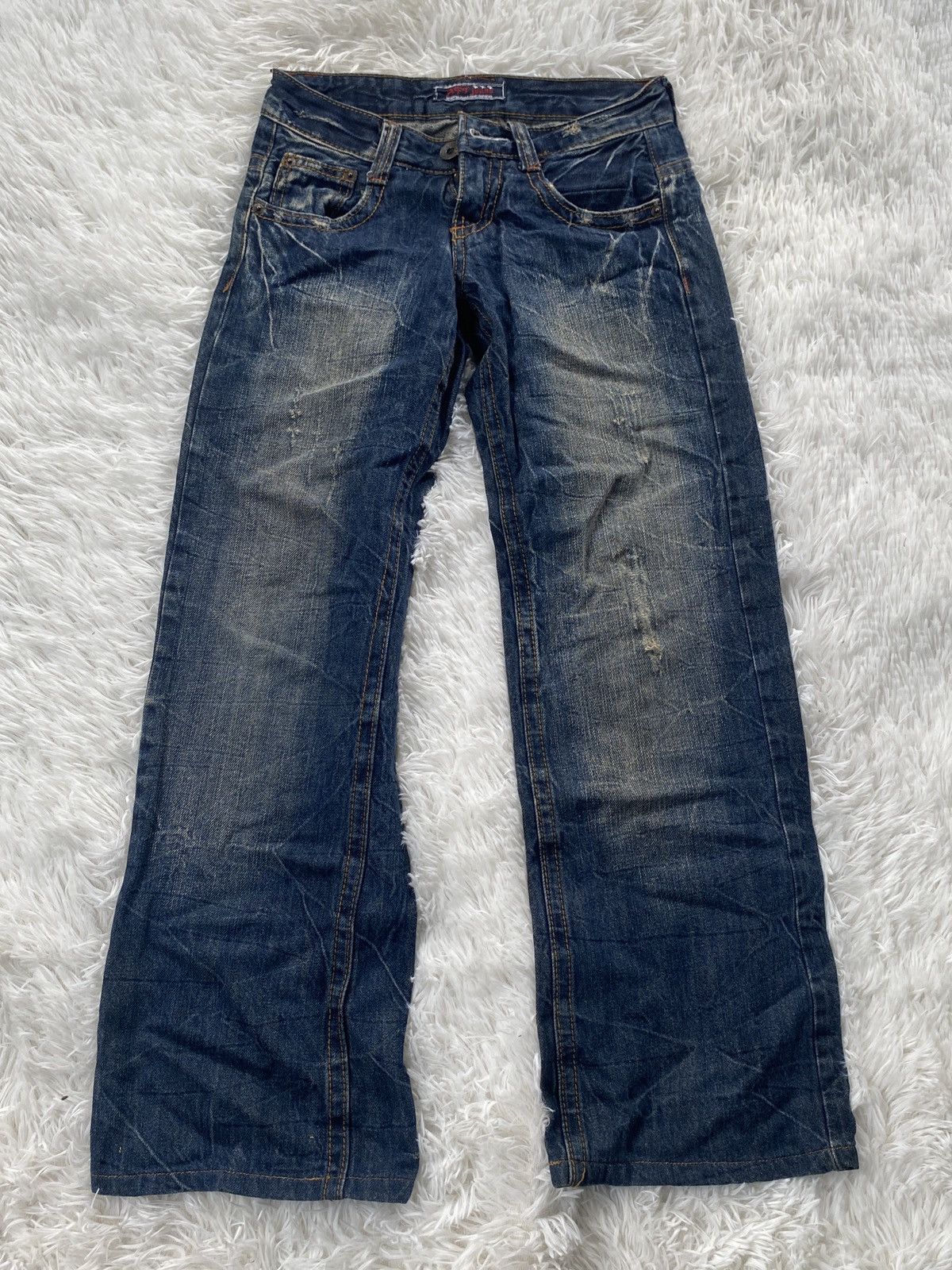 Vintage ❌RARE❌AFT Jean Pant Trouser pocket style streetwear jean Size US 26 / EU 42 - 2 Thumbnail