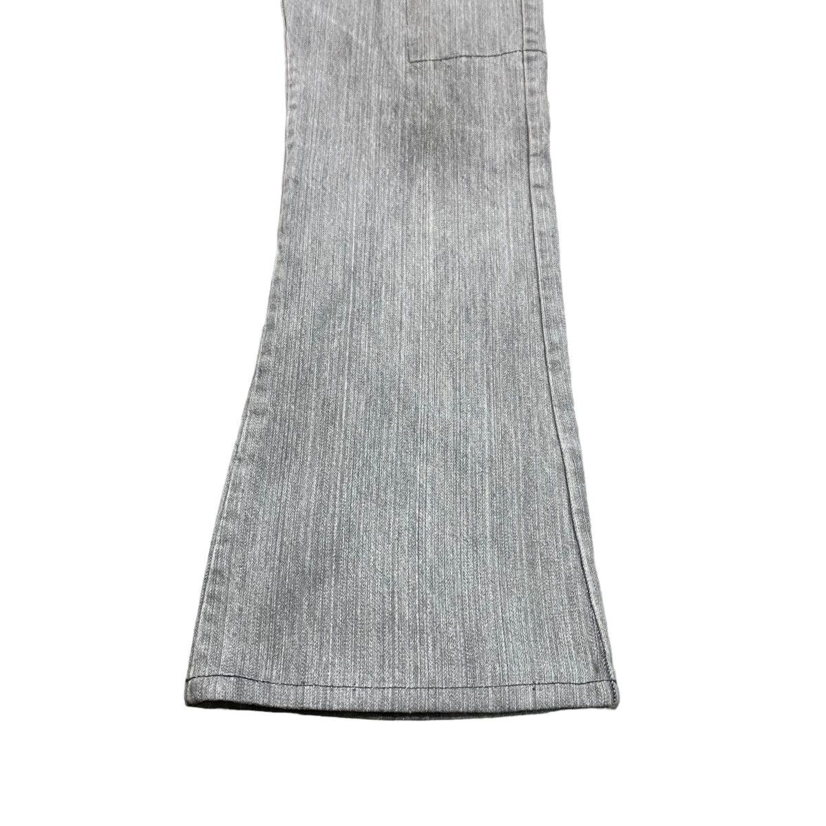 Japanese Brand RUPERT EDGE Grey Denim Flare Cargo Pants Size US 30 / EU 46 - 9 Thumbnail