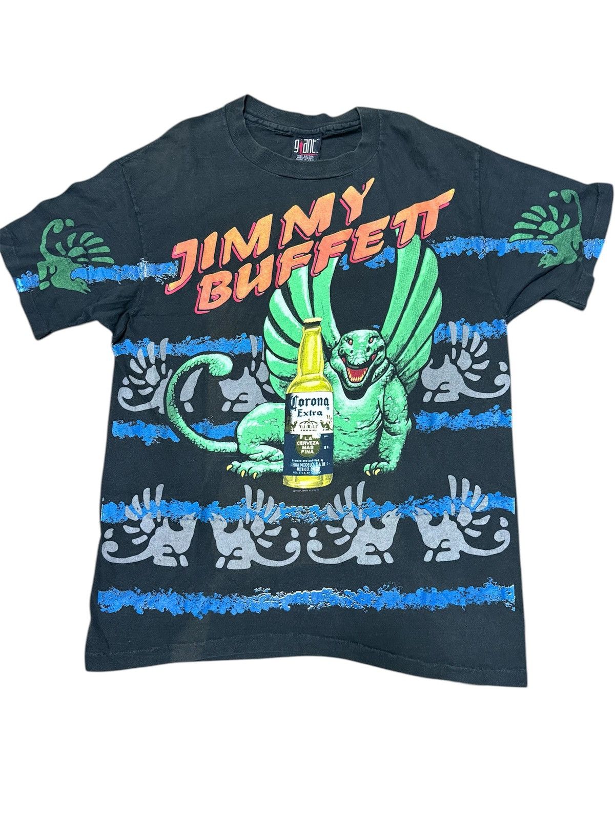 Band Tees Vintage Jimmy Buffet All over print tee vintage Size US L / EU 52-54 / 3 - 1 Thumbnail