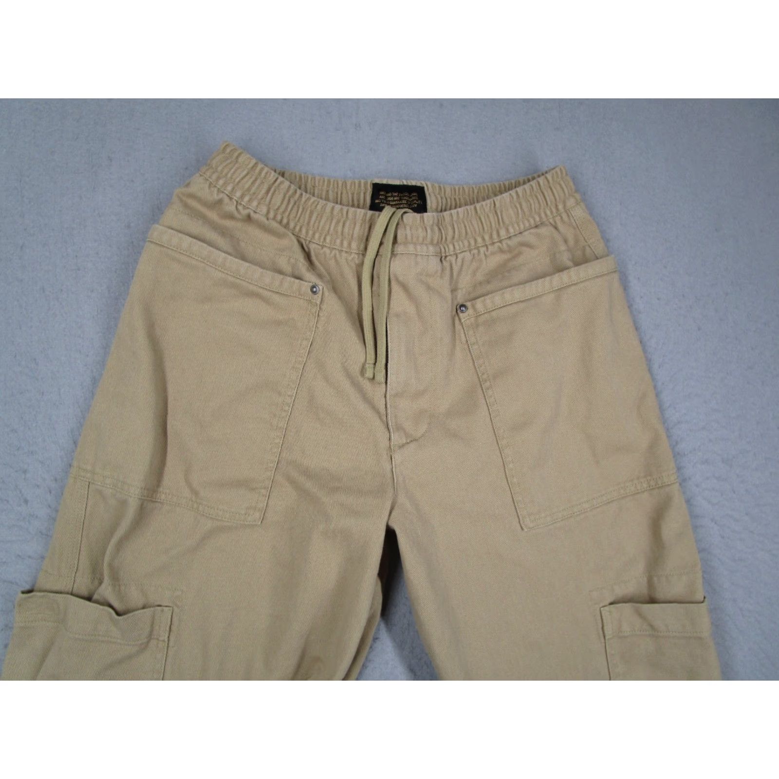Nike Nike Cargo Pants Mens M Beige Wide-Leg Cotton Cargo Pocket Swoosh 28x27 Vintage? No (remove) Life Utility Casual Distressed? (No) Size US 31 - 2 Thumbnail