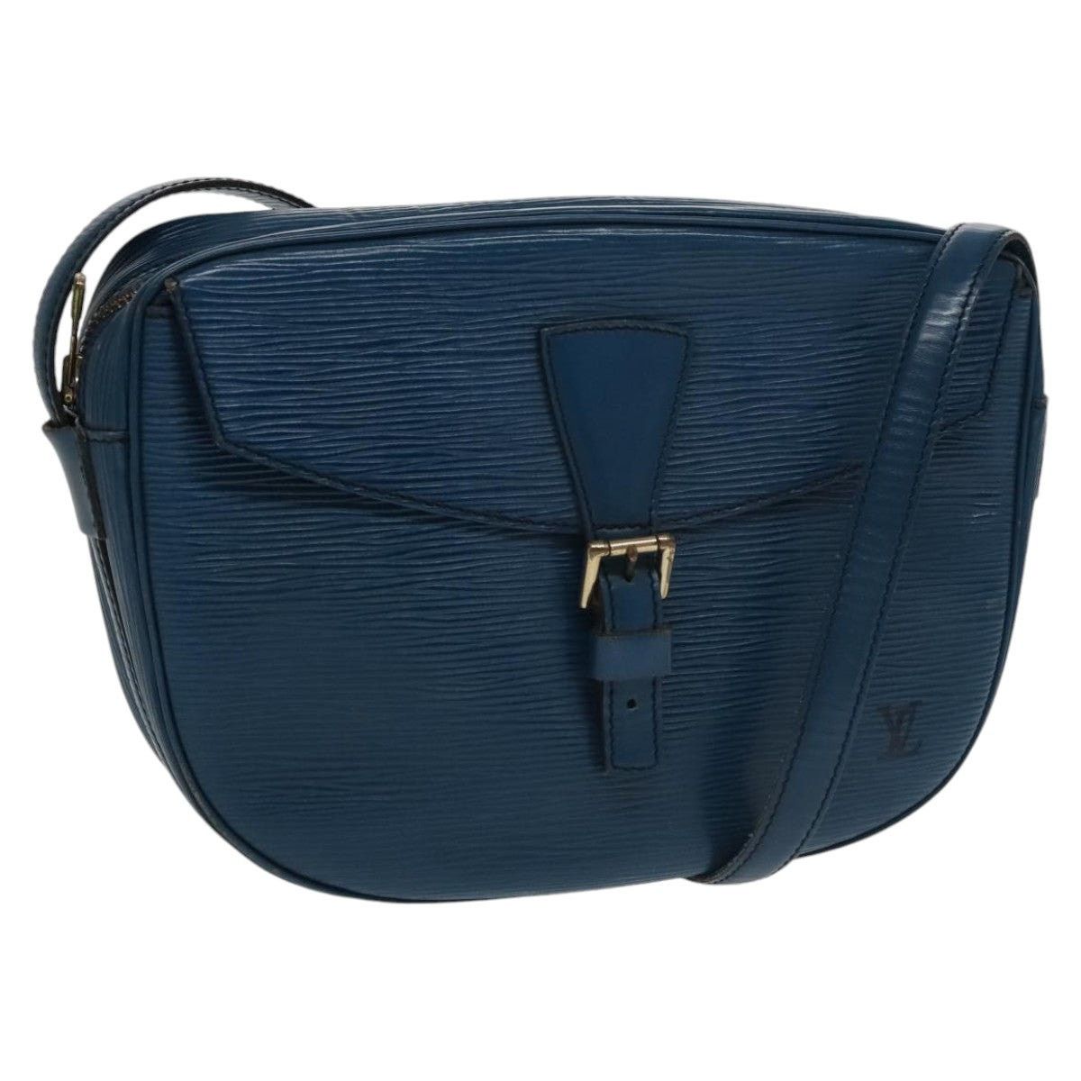 Louis Vuitton LOUIS VUITTON Epi June Feuille Shoulder Bag Blue M52155 Size ONE SIZE - 1 Thumbnail