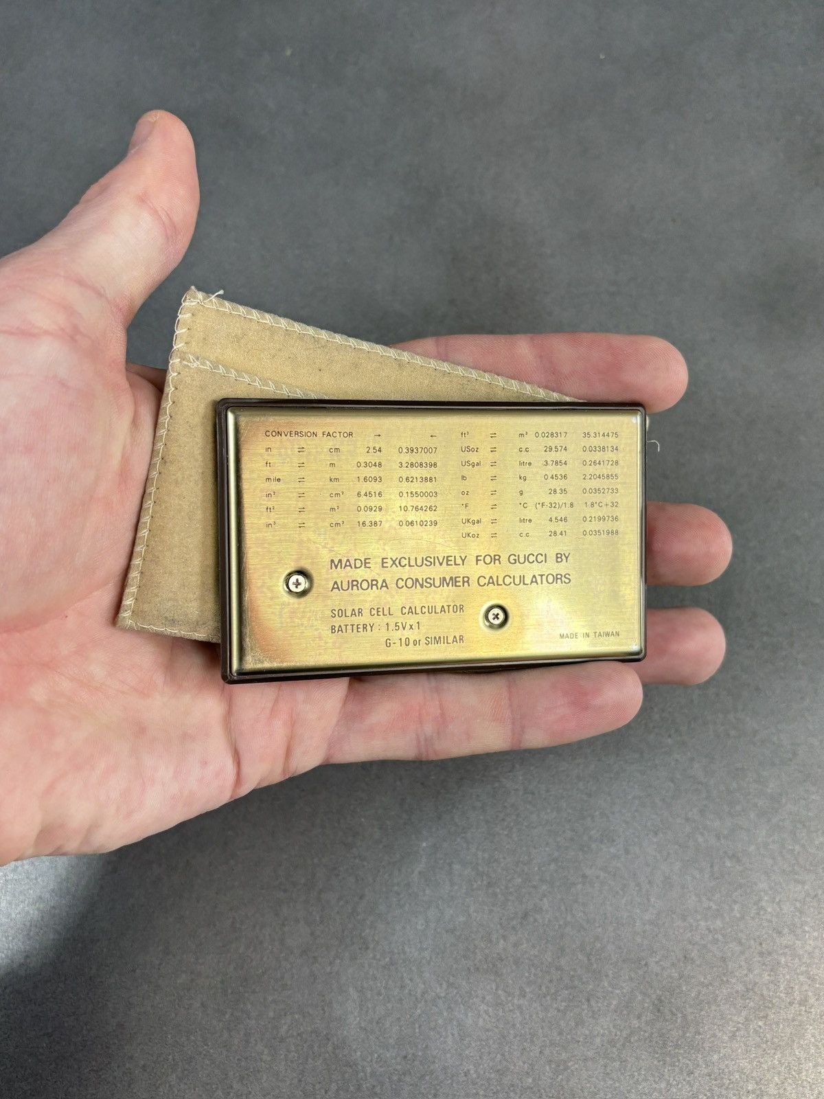 Gucci Vintage Gucci Calculator 1980s Gucci Home Gift 70s Novelty Size ONE SIZE - 4 Thumbnail