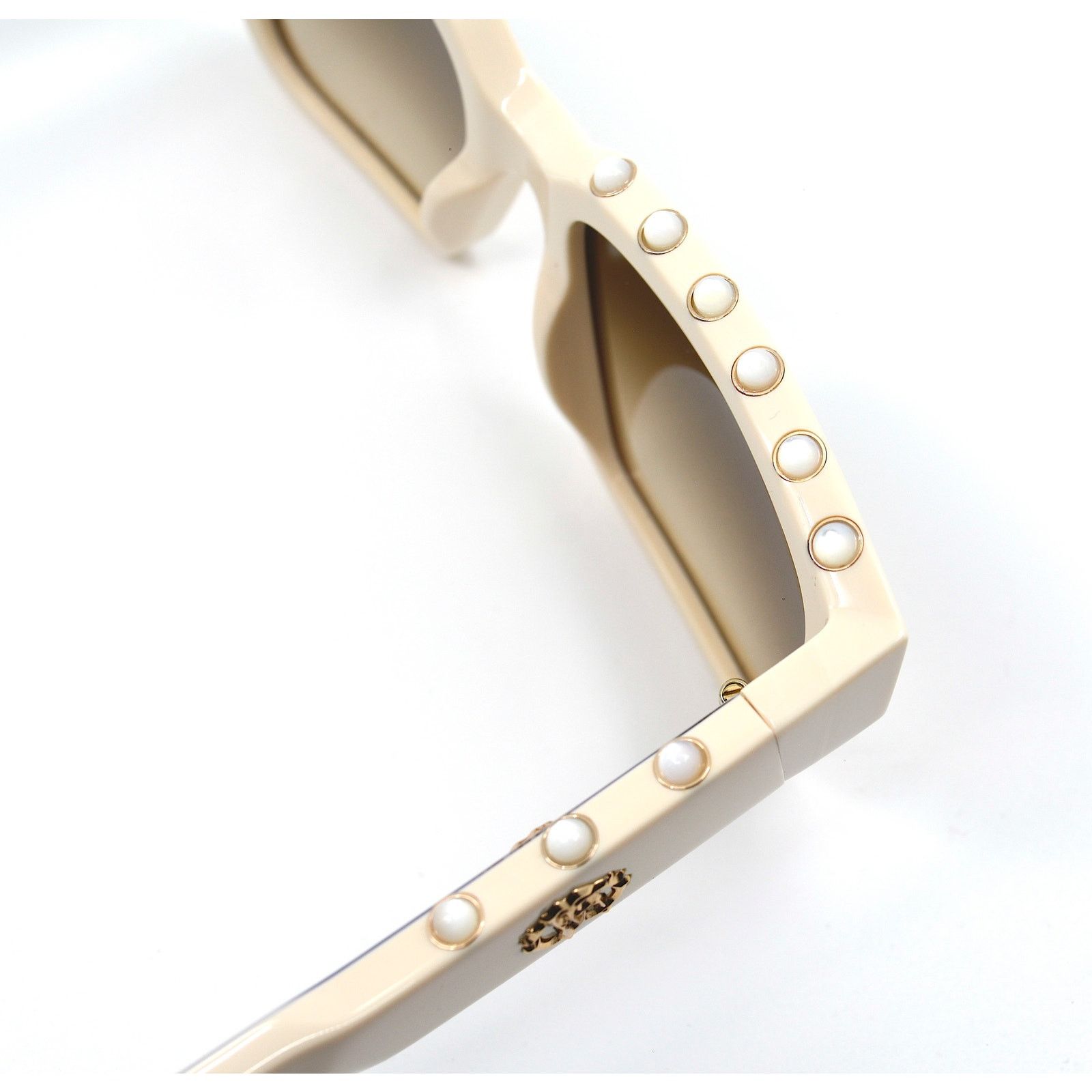 Roberto Cavalli ROBERTO CAVALLI SRC040S IVORY BROWN AUTHENTIC SUNGLASSES Size ONE SIZE - 15 Thumbnail