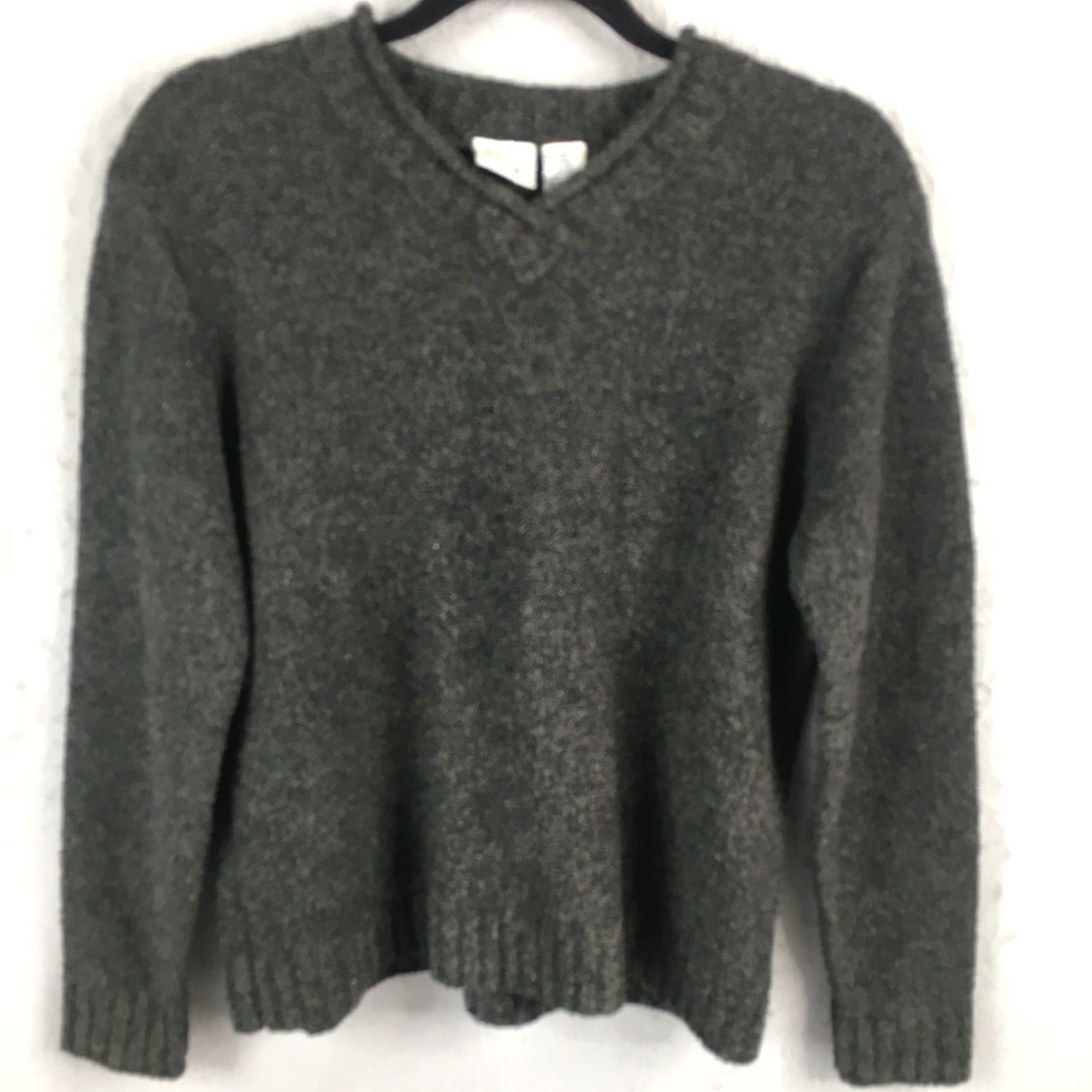 Vintage VINTAGE Field Gear Sweater Women 12 Gray Marbled Wool Blend Boucle Pullover Knit 91642 Women Size XL / US 12-14 / IT 48-50 - 2 Thumbnail
