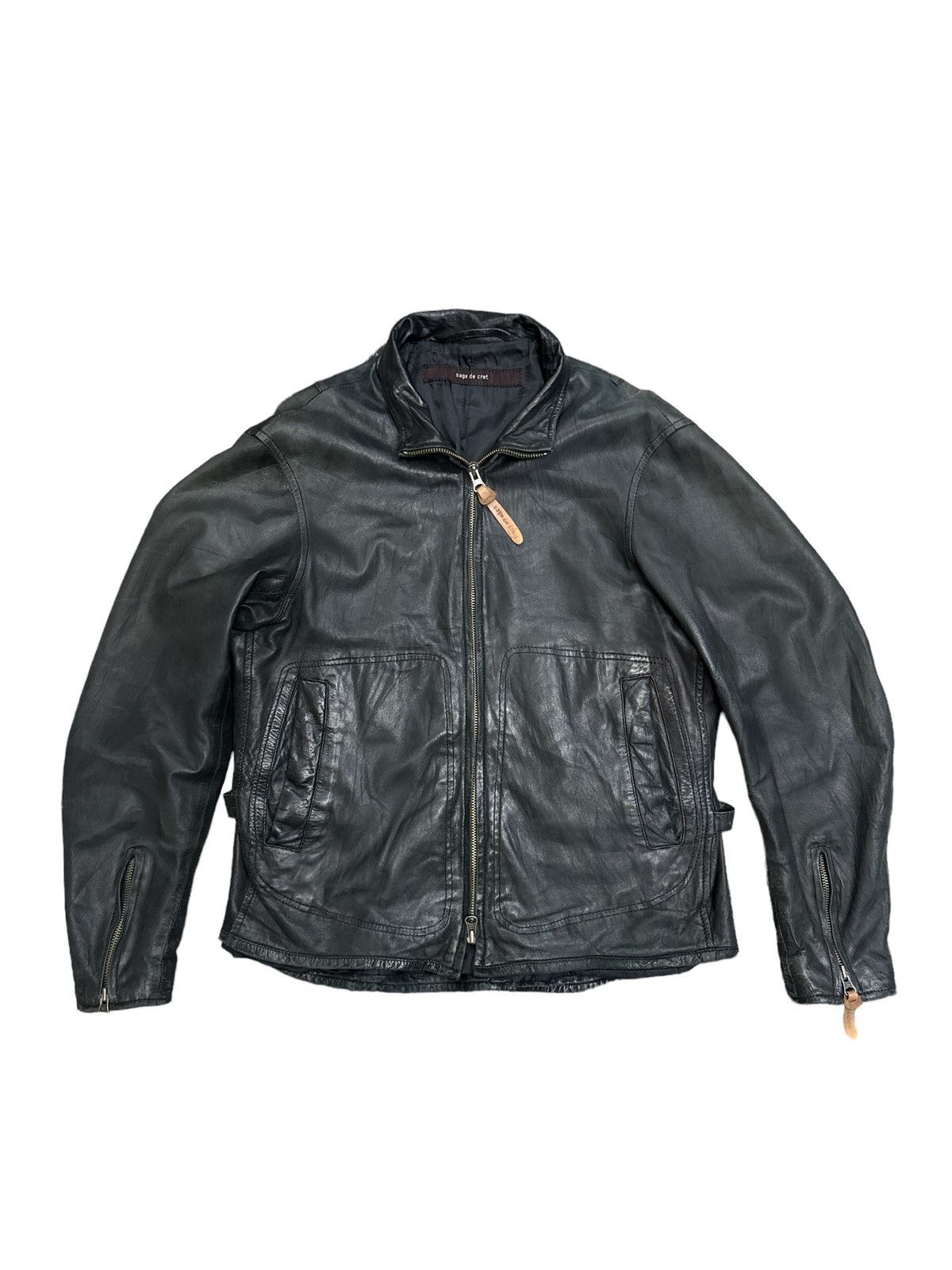 SAGE DE CRET SHEEPSKIN LEATHER JACKET