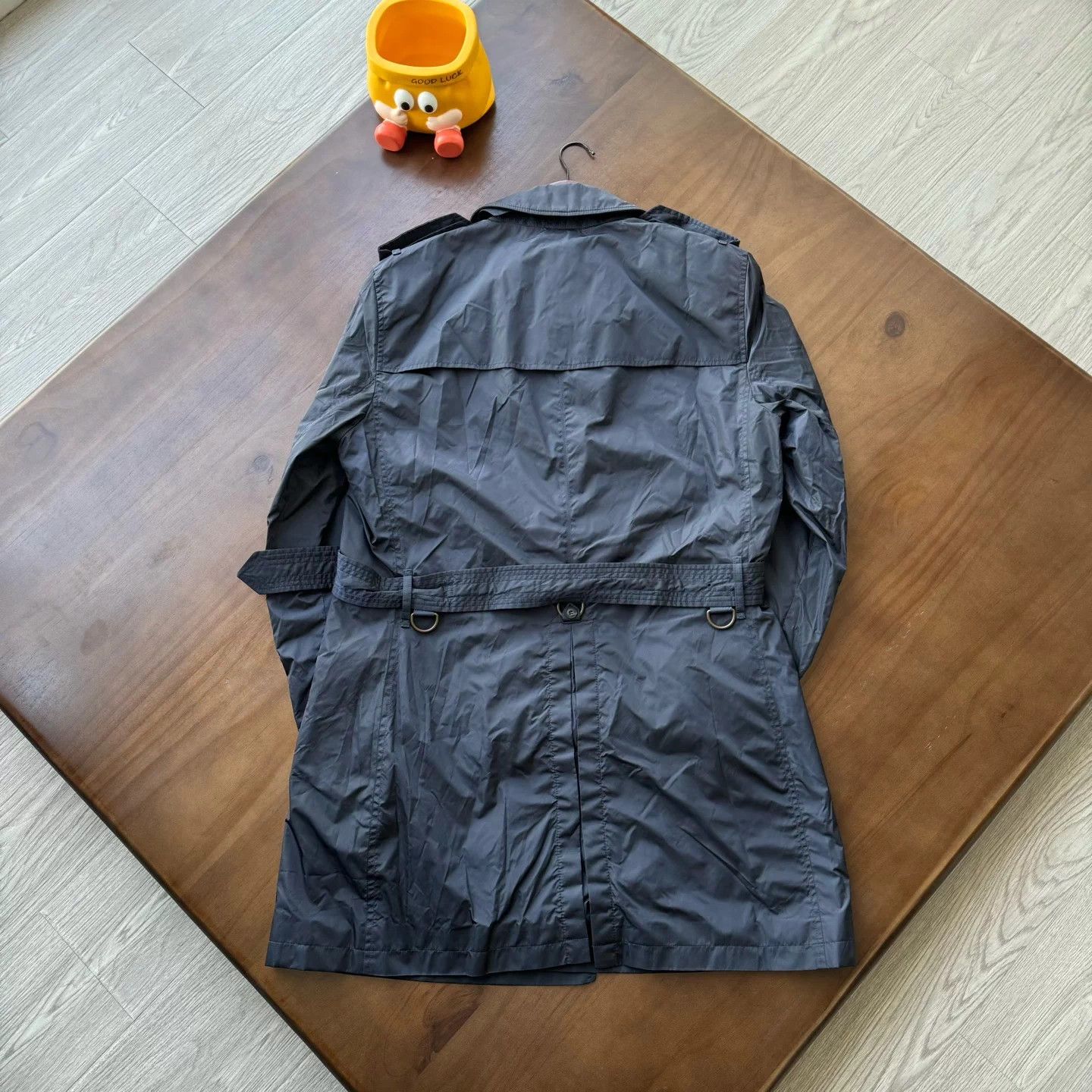 Burberry Burberry Nylon Navy Trench Coat Size 52 Near New Size US L / EU 52-54 / 3 - 2 Thumbnail
