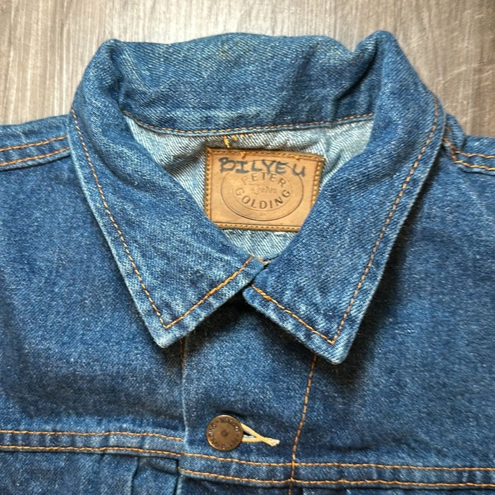 Other Peter Golding London Denim Jacket - Large Size L / US 10 / IT 46 - 6 Thumbnail