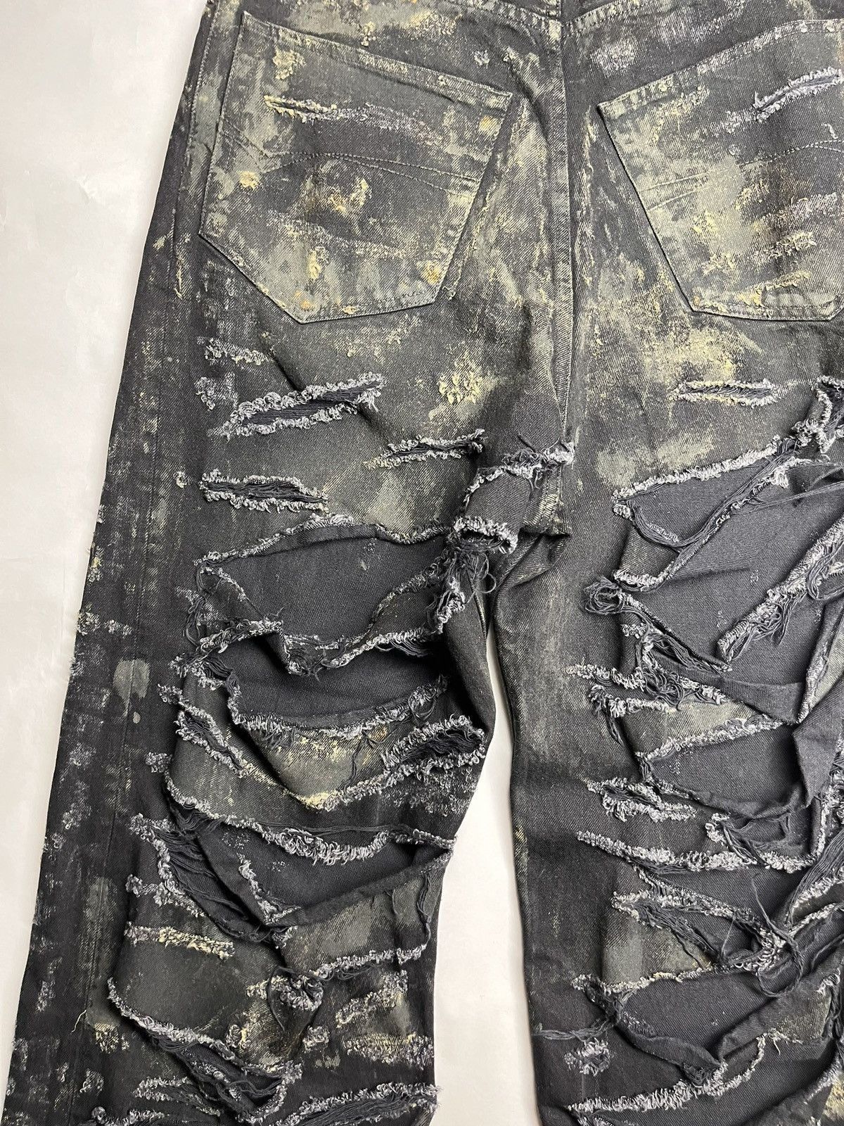Balenciaga Balenciaga SS23 Mudshow Destroyed Denim Size US 32 / EU 48 - 5 Thumbnail
