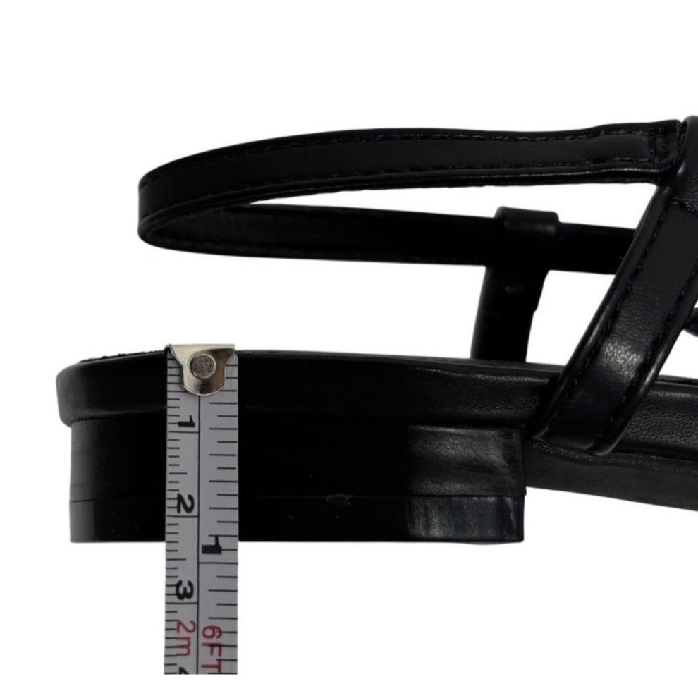 Other CHASE + CHLOE / Enki-1 / Black / Glitter/ Slingback Flats Size US 10 / IT 40 - 4 Thumbnail