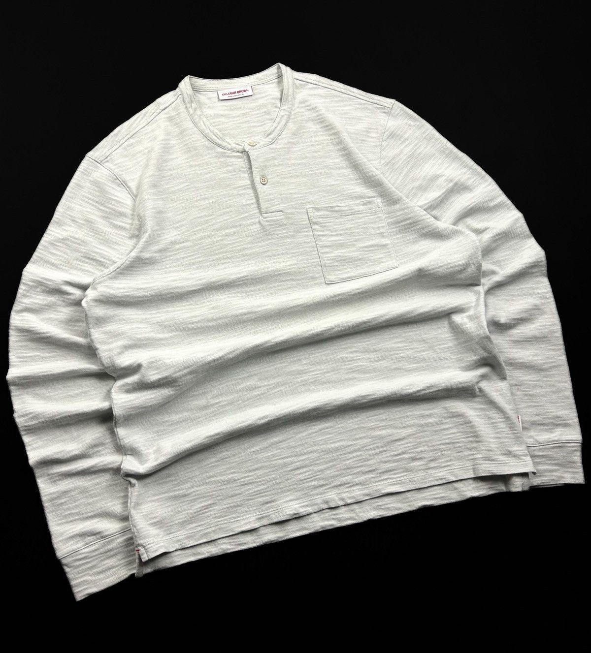 Orlebar Brown Orlebar Brown Button-Up Sweatshirt Grey XL Vintage Designer Size US XL / EU 56 / 4 - 3 Thumbnail