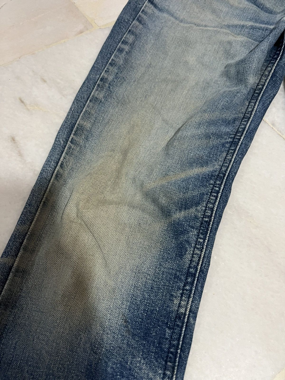 If Six Was Nine × Japanese Brand × Lee 🌈Lee Riders Distressed Mud Wash Jean Size US 29 - 8 Thumbnail