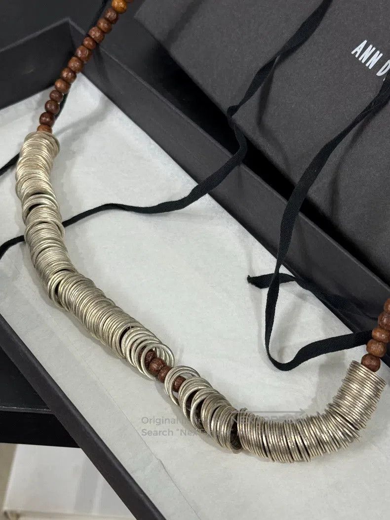 Ann Demeulemeester Ann Demeulemeester ring wooden beaded necklace Size ONE SIZE - 6 Thumbnail