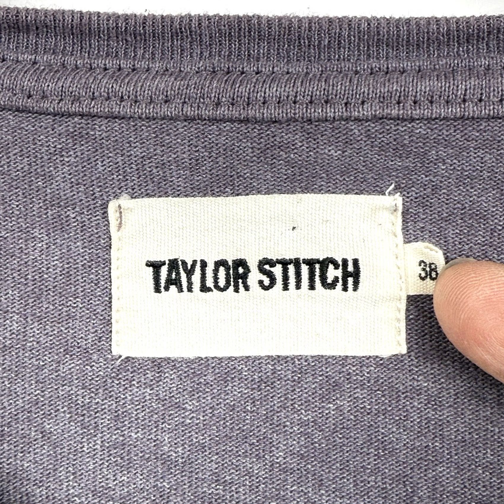 Taylor Stitch Taylor Stitch Mens T-Shirt Shirt 38 Plum Thick Cotton Heavy Bag Pocket Crew Neck Short Sleeve Adult Purple 90s? Size US M / EU 48-50 / 2 - 4 Thumbnail