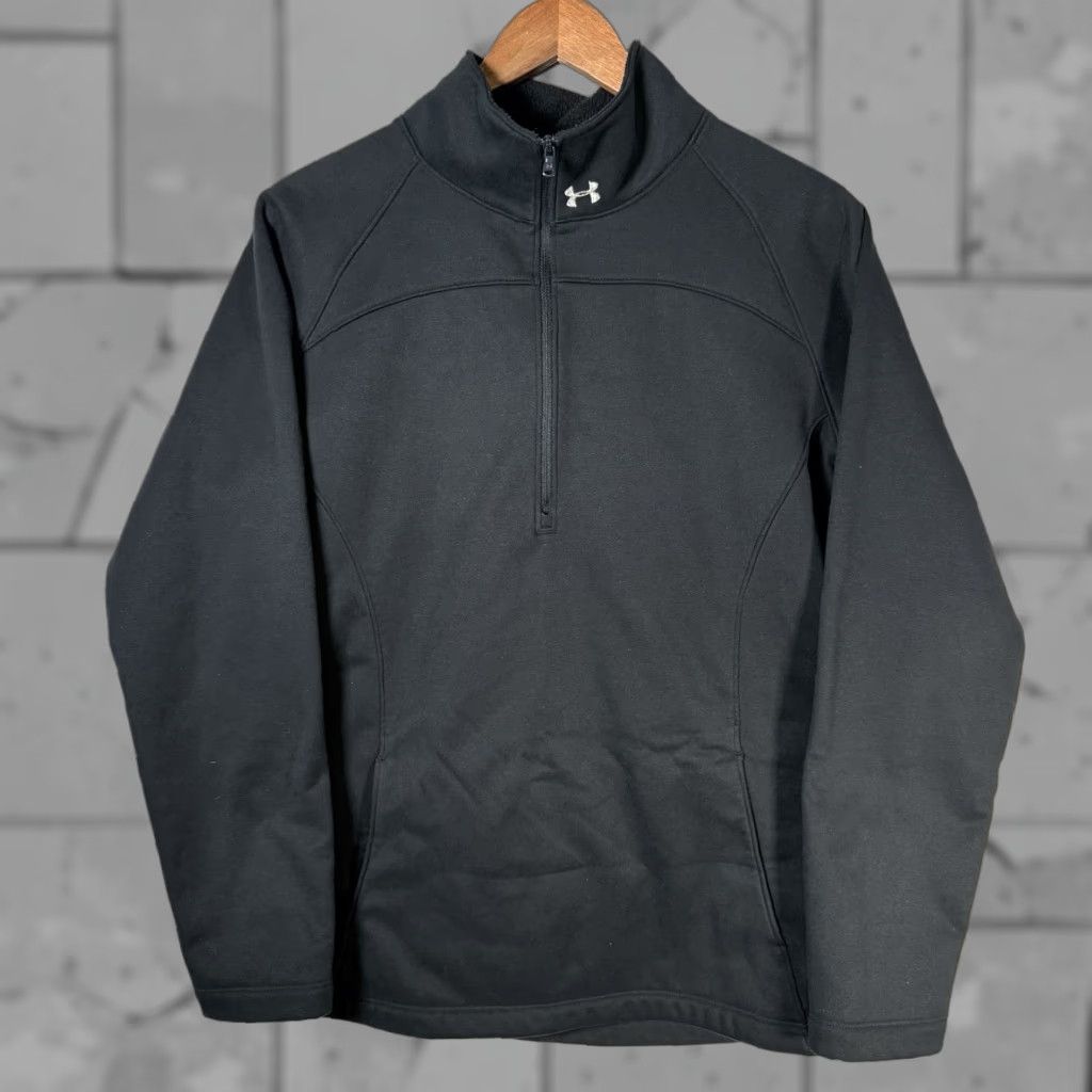Under Armour Under Armour Black Fleece Lined Half Zip Pullover Mens Size L Size US L / EU 52-54 / 3 - 1 Thumbnail