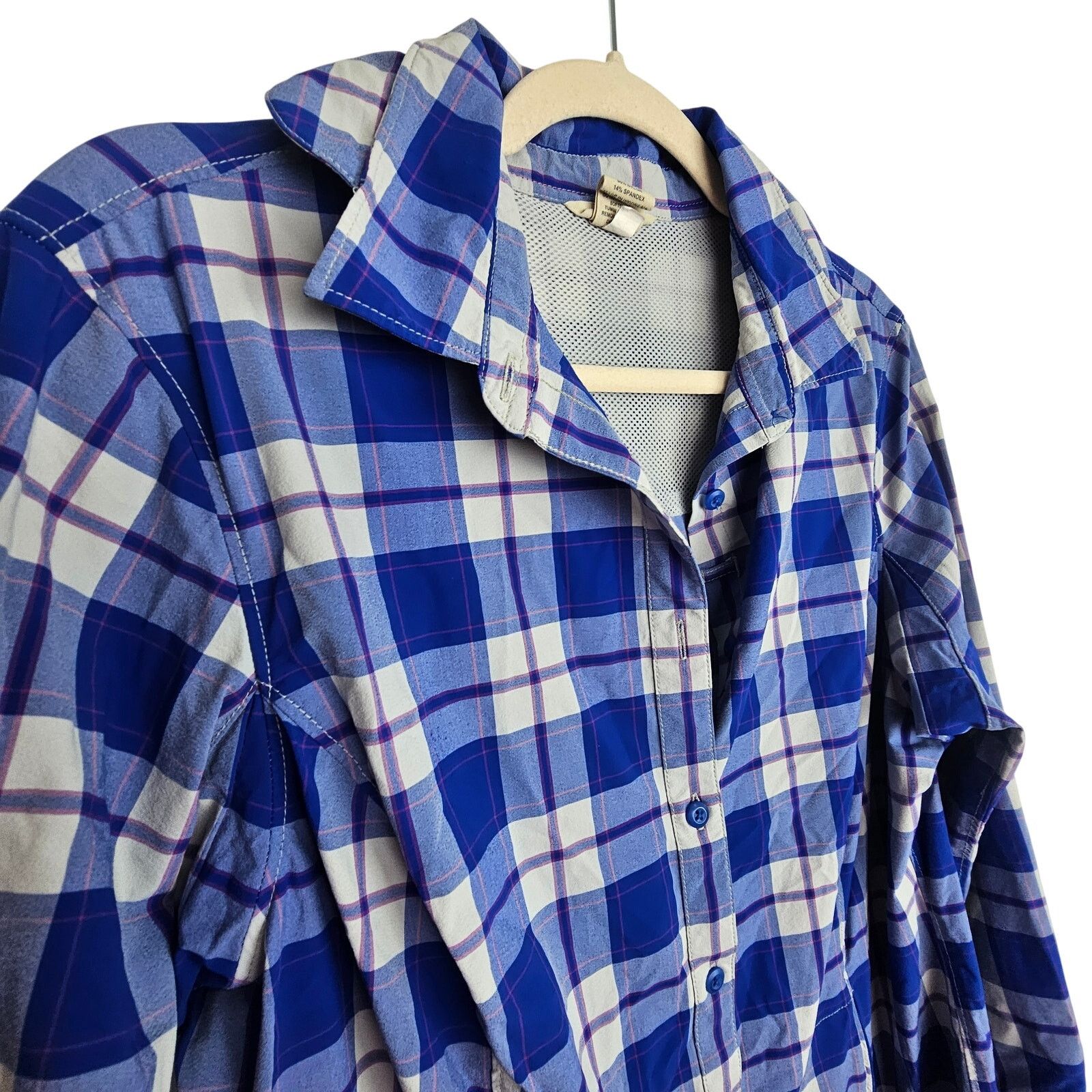 Duluth Trading Company Duluth Trading Co Plaid Vented Button Shirt L Gorpcore Size L / US 10 / IT 46 - 5 Thumbnail