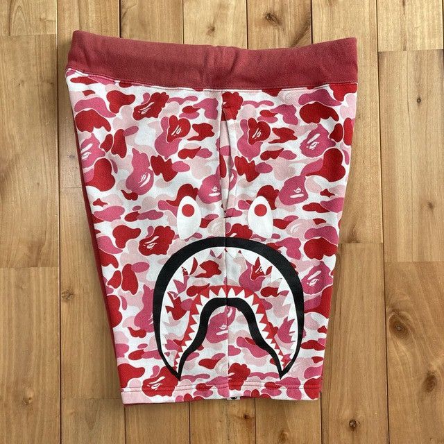 Bape BAPE Side Shark sweat shorts ABC CAMO PINK APE ★size M Size US 32 / EU 48 - 2 Thumbnail