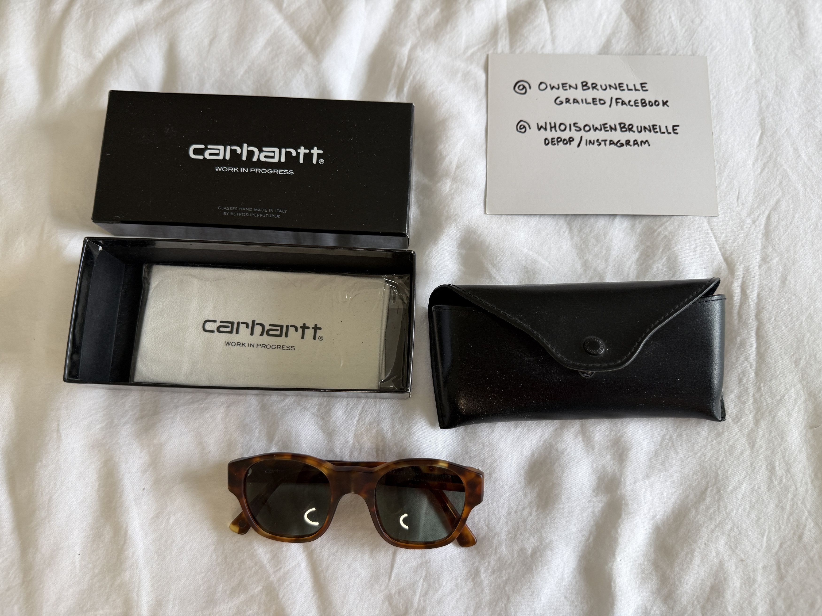 Carhartt WIP RETROSUPERFUTURE Sunglasses Tortoise Italy