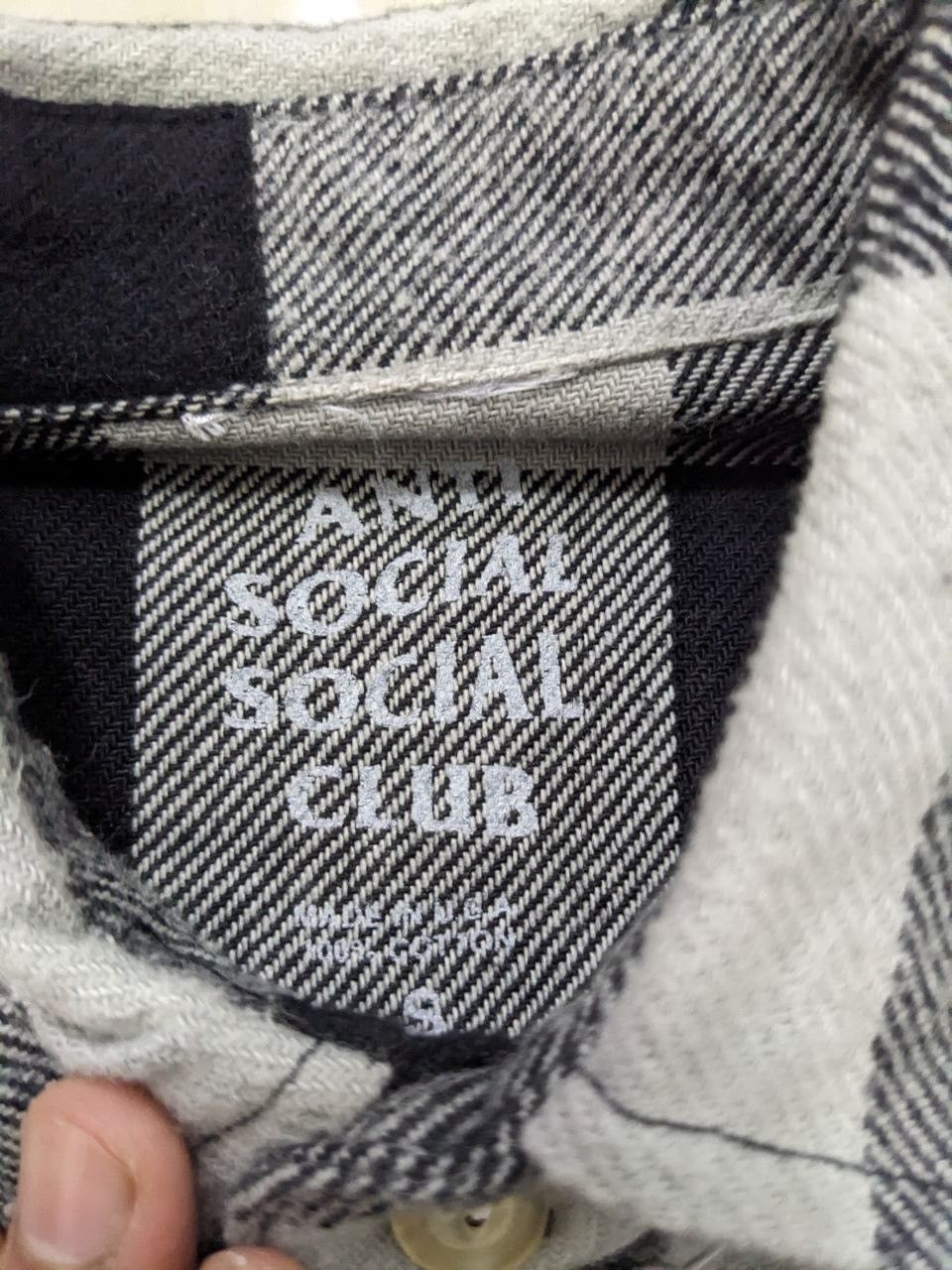 Anti Social Social Club Anti Social Social Club Checkered Fannel Shirt Size US S / EU 44-46 / 1 - 5 Thumbnail