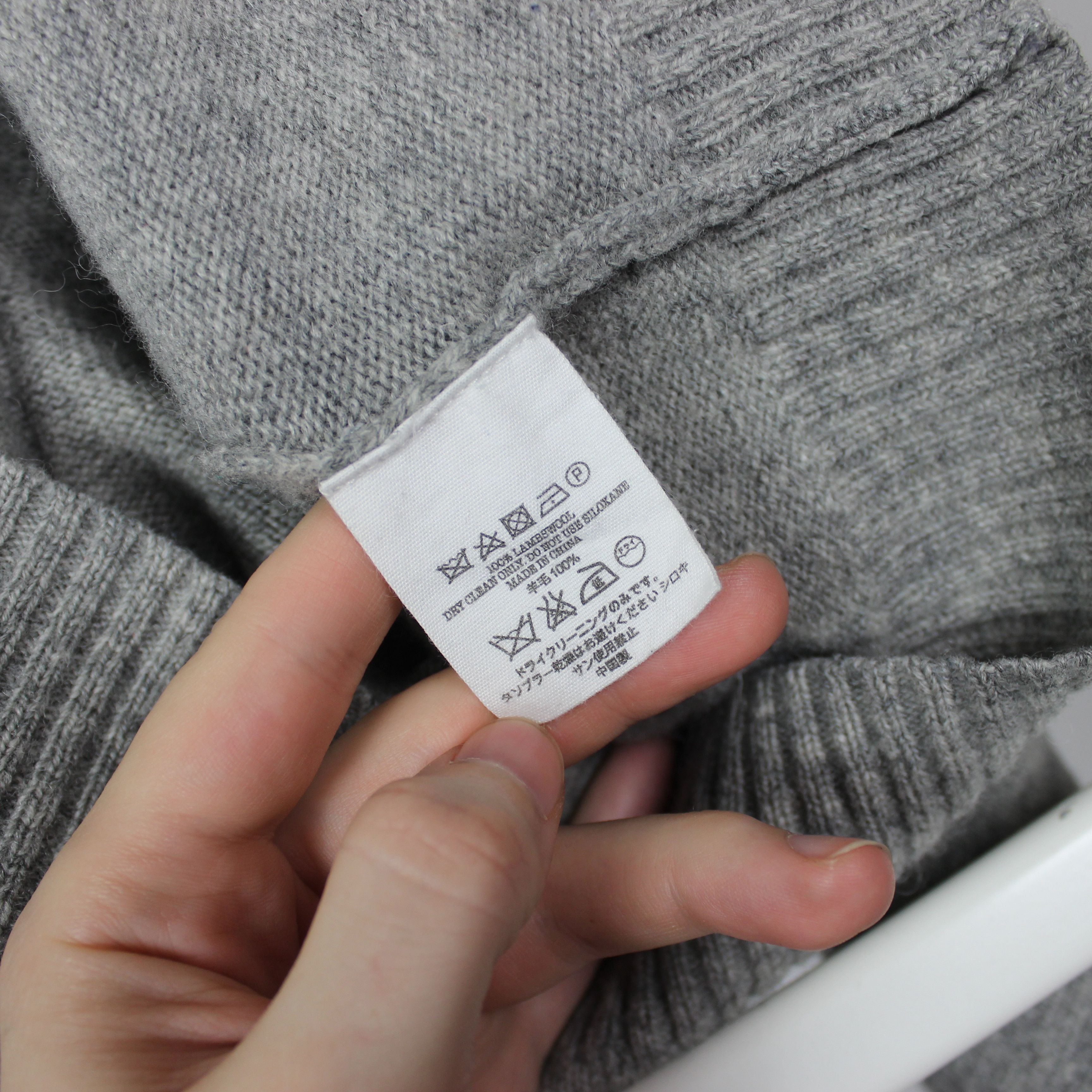 YMC YMC sweater centr logo wool men L gray Size US L / EU 52-54 / 3 - 7 Thumbnail