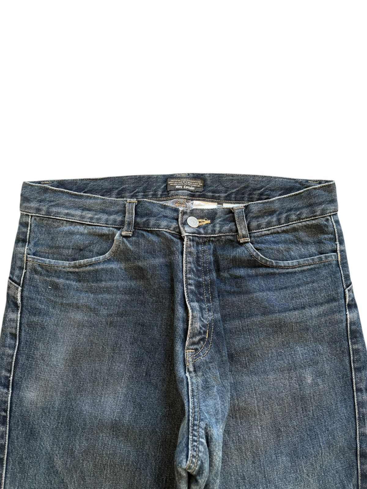 Japanese Brand × Number (N)ine Vintage Japanese Brand Mud Wash Spiral Leg Jeans Size US 32 / EU 48 - 4 Thumbnail