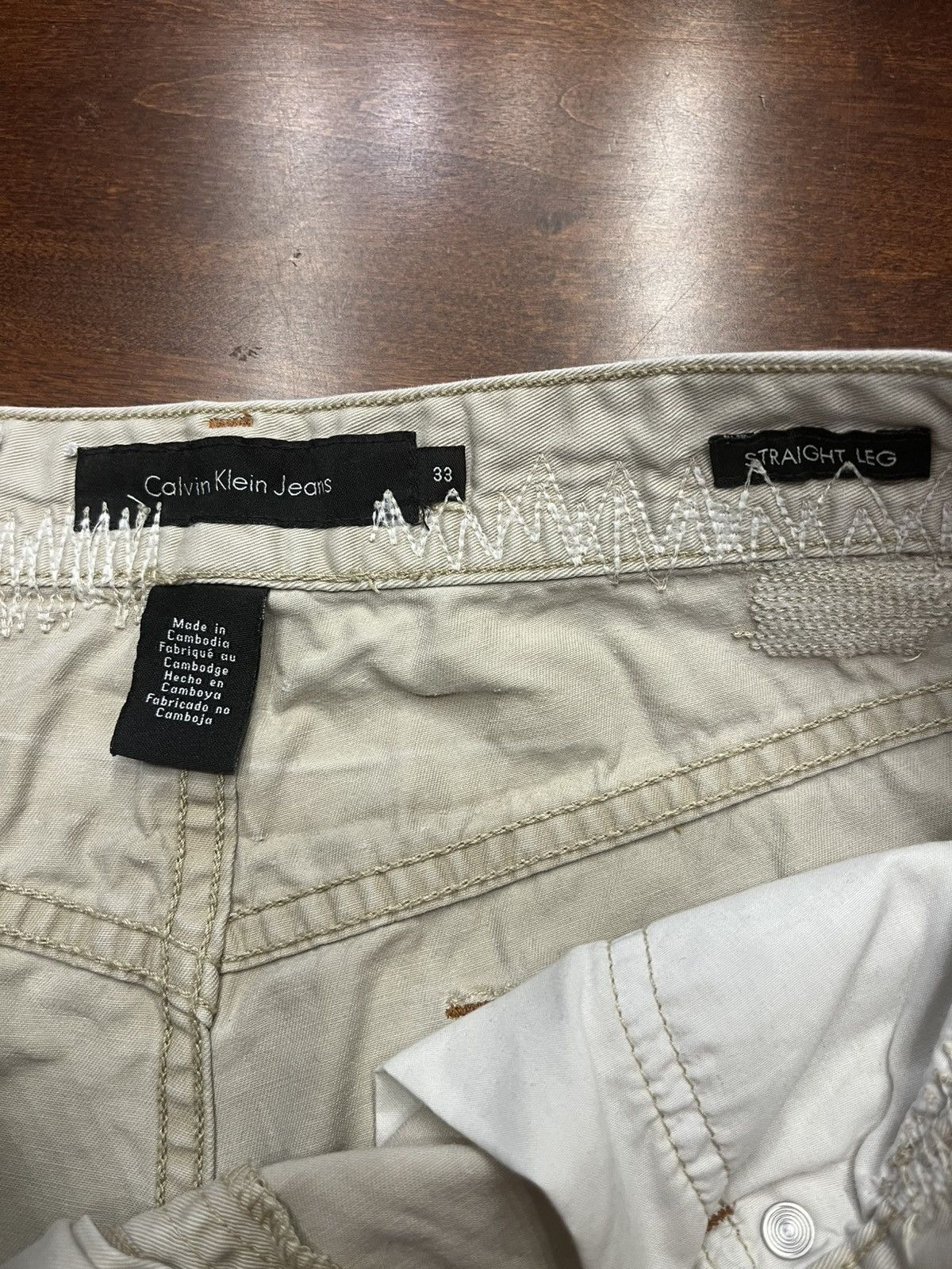 Calvin Klein Calvin Klein Khakis Size US 32 / EU 48 - 5 Thumbnail