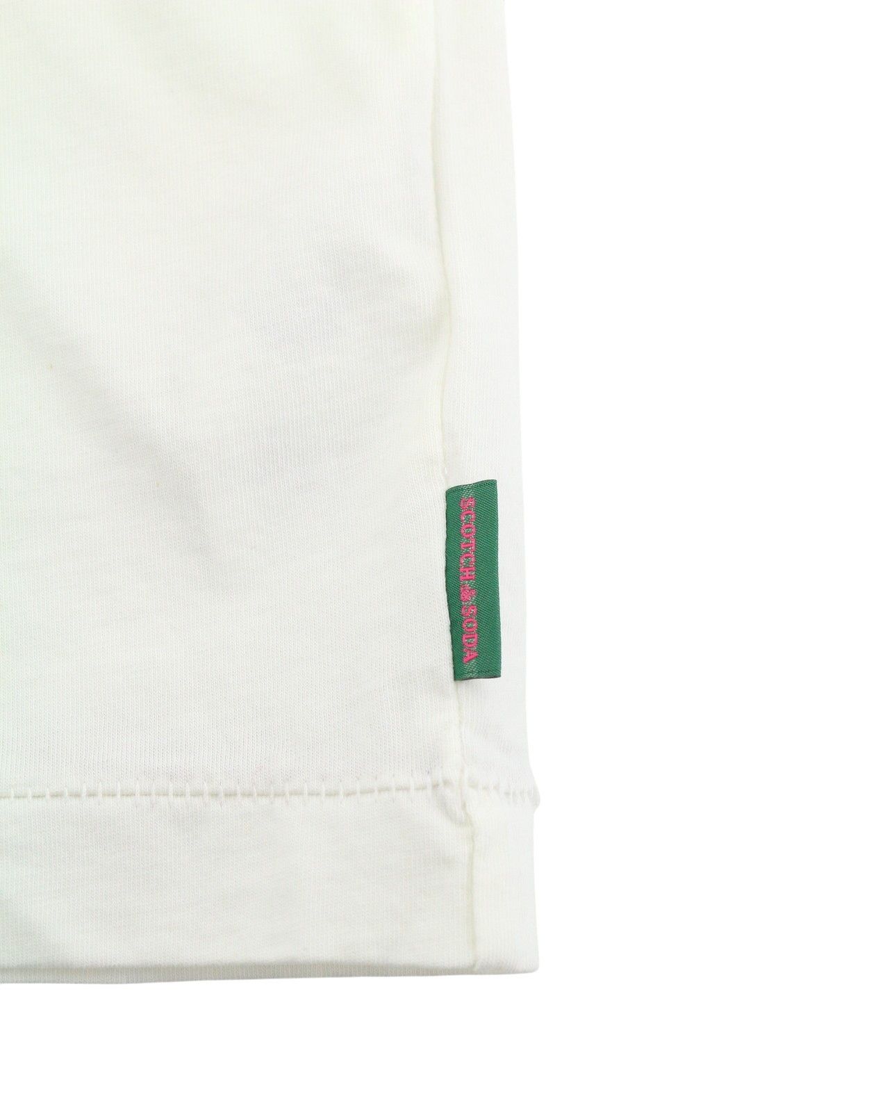 Scotch & Soda M White Graphic Print Tricot Crew Neck Short Sleeve 91042 Size US M / EU 48-50 / 2 - 10 Thumbnail