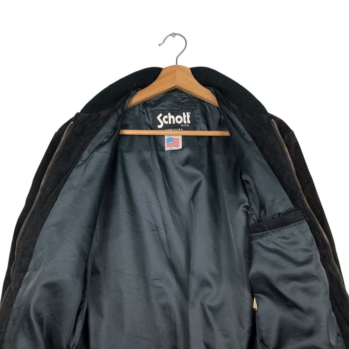 Schott 📌VTG SCHOTT NYC SUEDE LEATHER JACKETS Size US M / EU 48-50 / 2 - 15 Thumbnail
