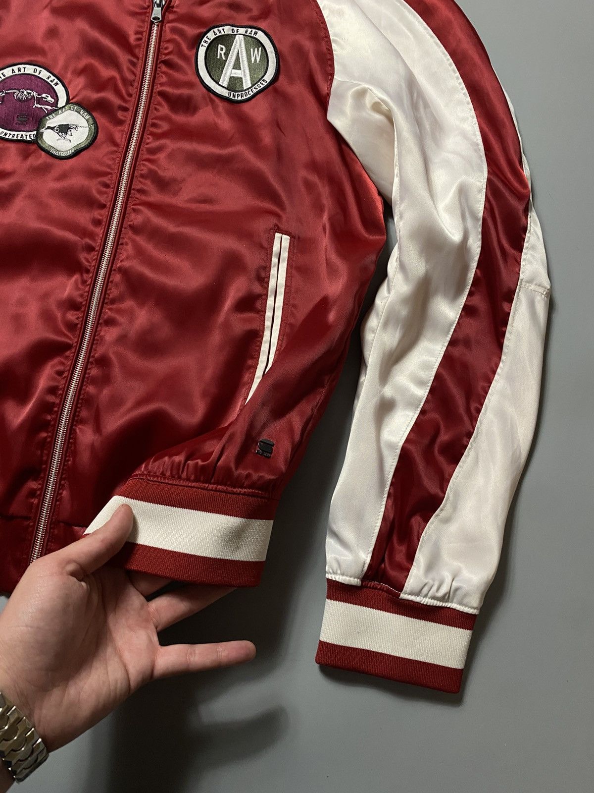 G-Star G-star RAW rare japan style bomber jacket Size US M / EU 48-50 / 2 - 2 Thumbnail