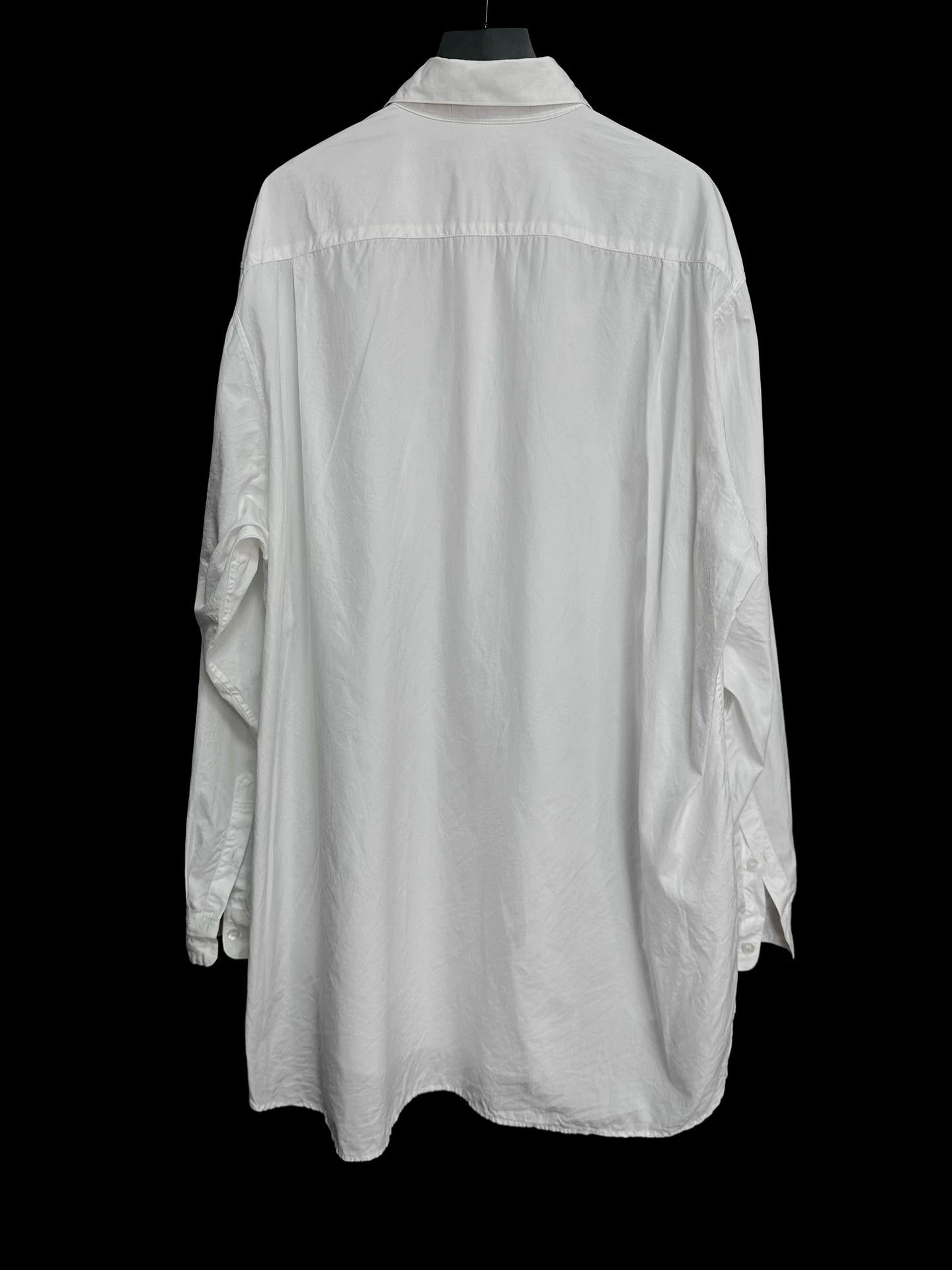 Yohji Yamamoto Yohji Yamamoto 94AW Pointed Collar White Cotton Shirt M Size US M / EU 48-50 / 2 - 2 Thumbnail