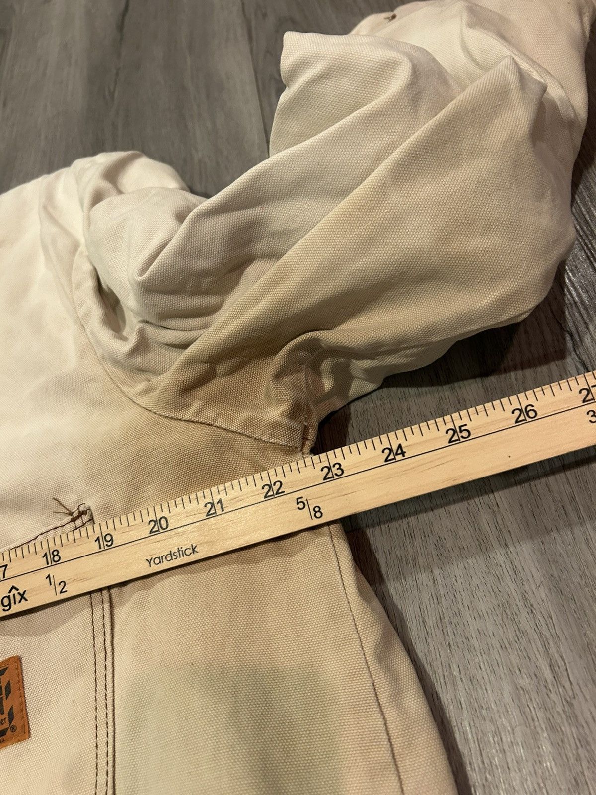 Wrangler Vintage 90s Wrangler “Big Ben” cream chore jacket Size US M / EU 48-50 / 2 - 7 Thumbnail