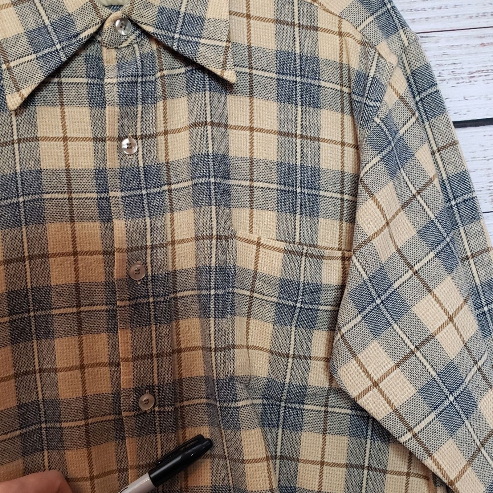 Pendleton Vintage Men's Pendleton flannel 100% Virgin Wool Sz L USA Size US L / EU 52-54 / 3 - 6 Thumbnail