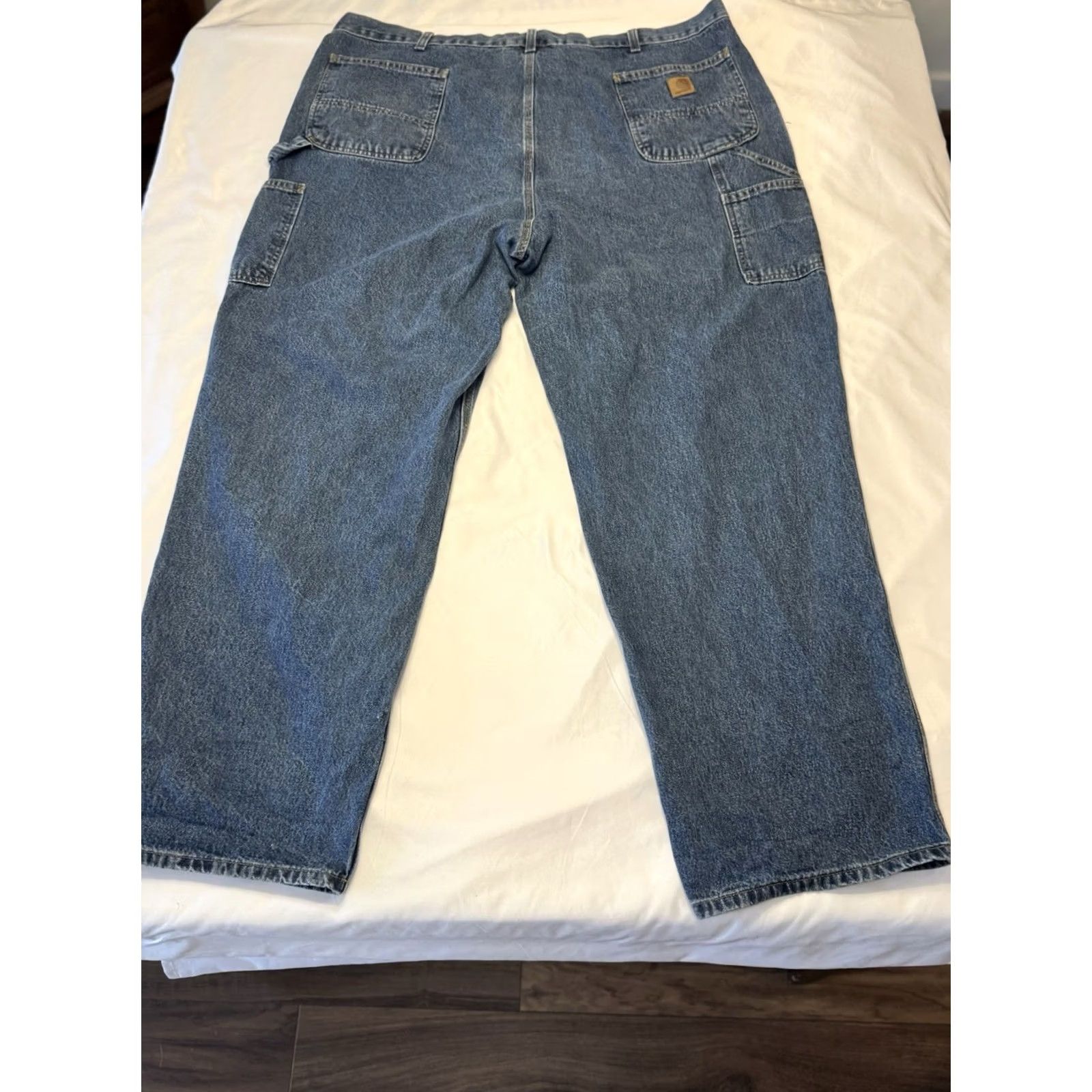 Carhartt VINTAGE Carhartt Jeans Pants Denim Dungaree 46x32 Blue Work Mens Size US 30 / EU 46 - 7 Thumbnail