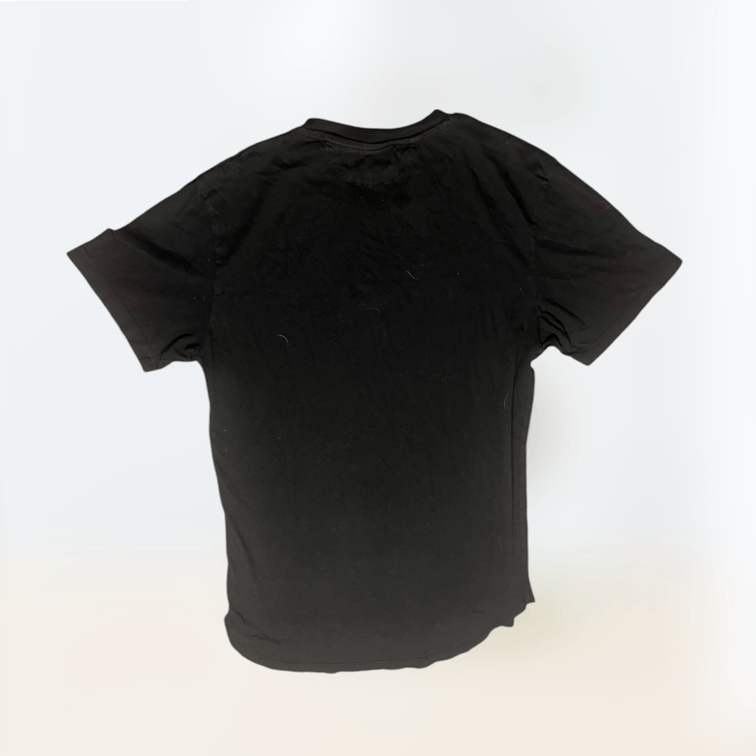 Zara Zara long length black soft basic tee short sleeve size L Size L / US 10 / IT 46 - 3 Thumbnail