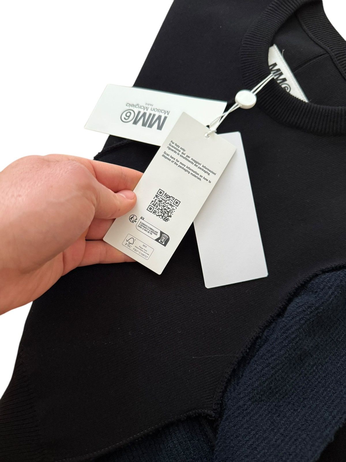 Maison Margiela Artisanal Patchwork Ribbed Sweater Size US M / EU 48-50 / 2 - 9 Thumbnail