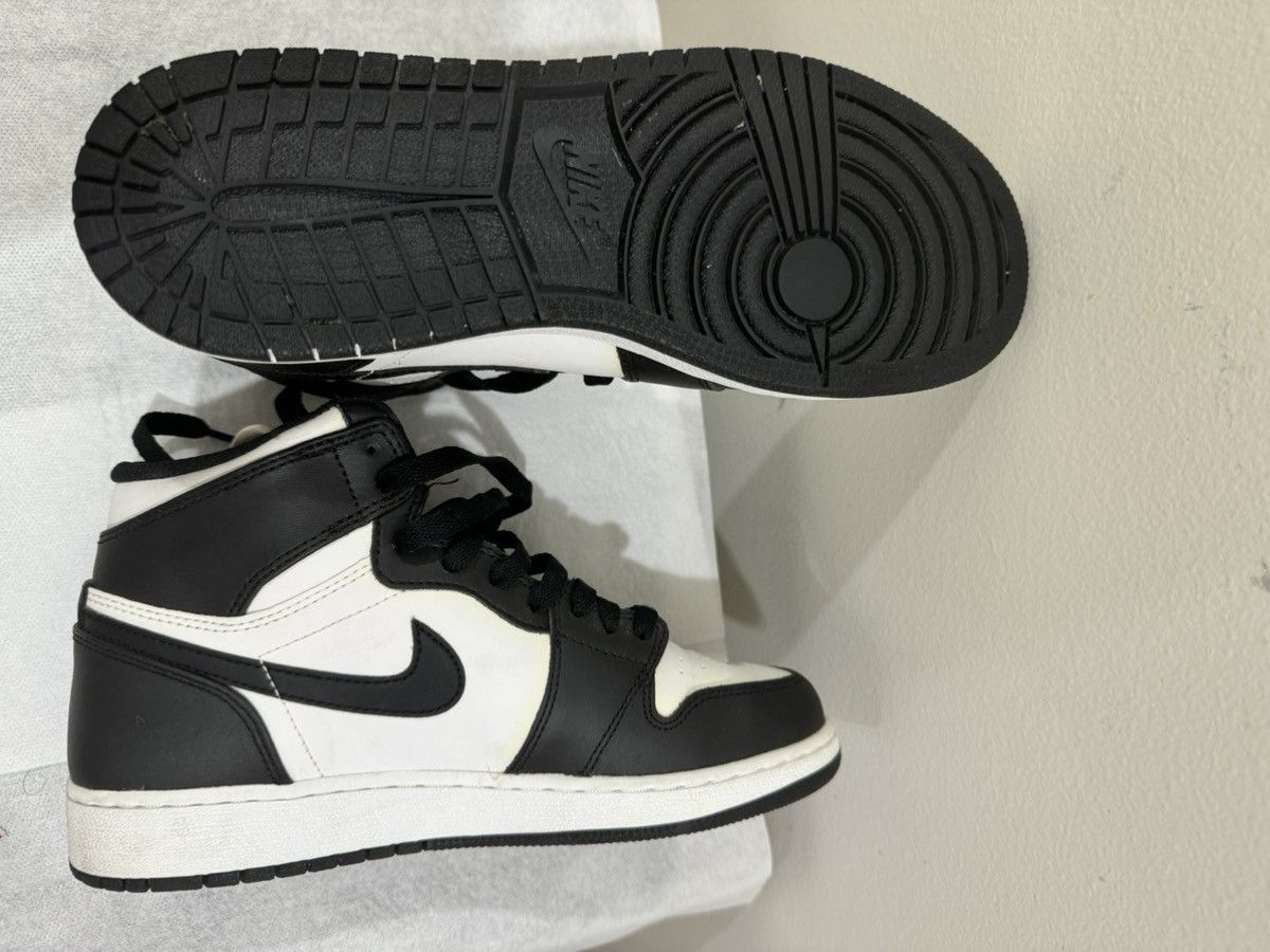 Jordan Brand × Nike Nike Air Jordan 1 High OG Black White Size US 8 / IT 38 - 3 Thumbnail