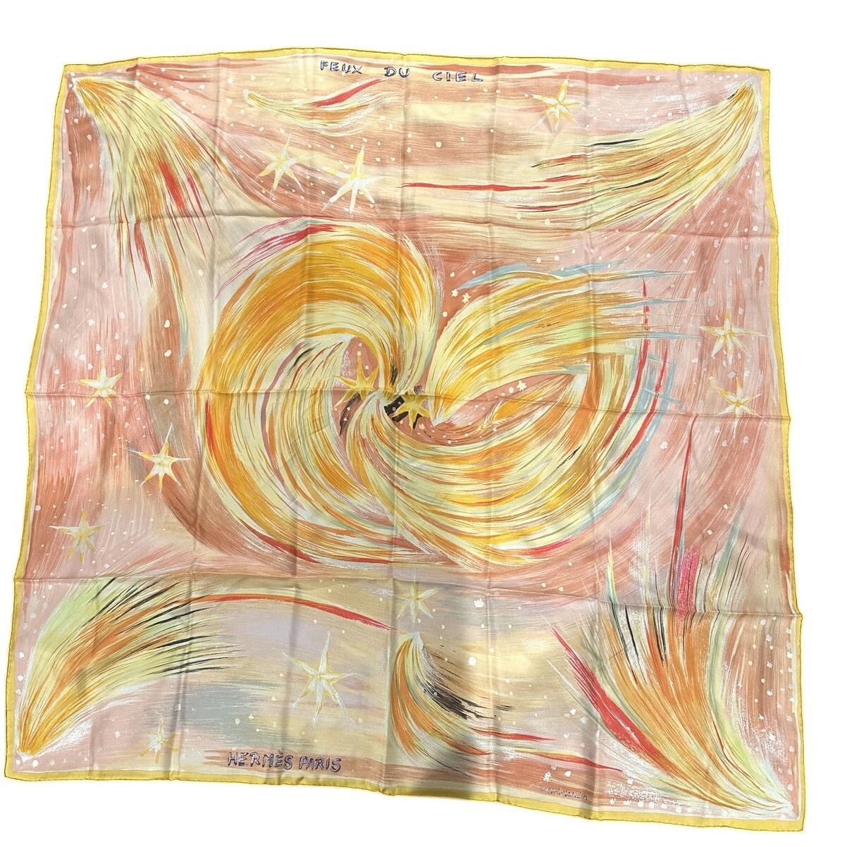 Hermes HERMES Feux Du Ciel Scarf - Excellent RARE/Vintage wBox Size ONE SIZE - 1 Thumbnail