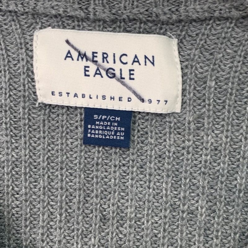 American Eagle Outfitters New American Eagle Womens Small Cotton Knit Sweater Size S / US 4 / IT 40 - 4 Thumbnail