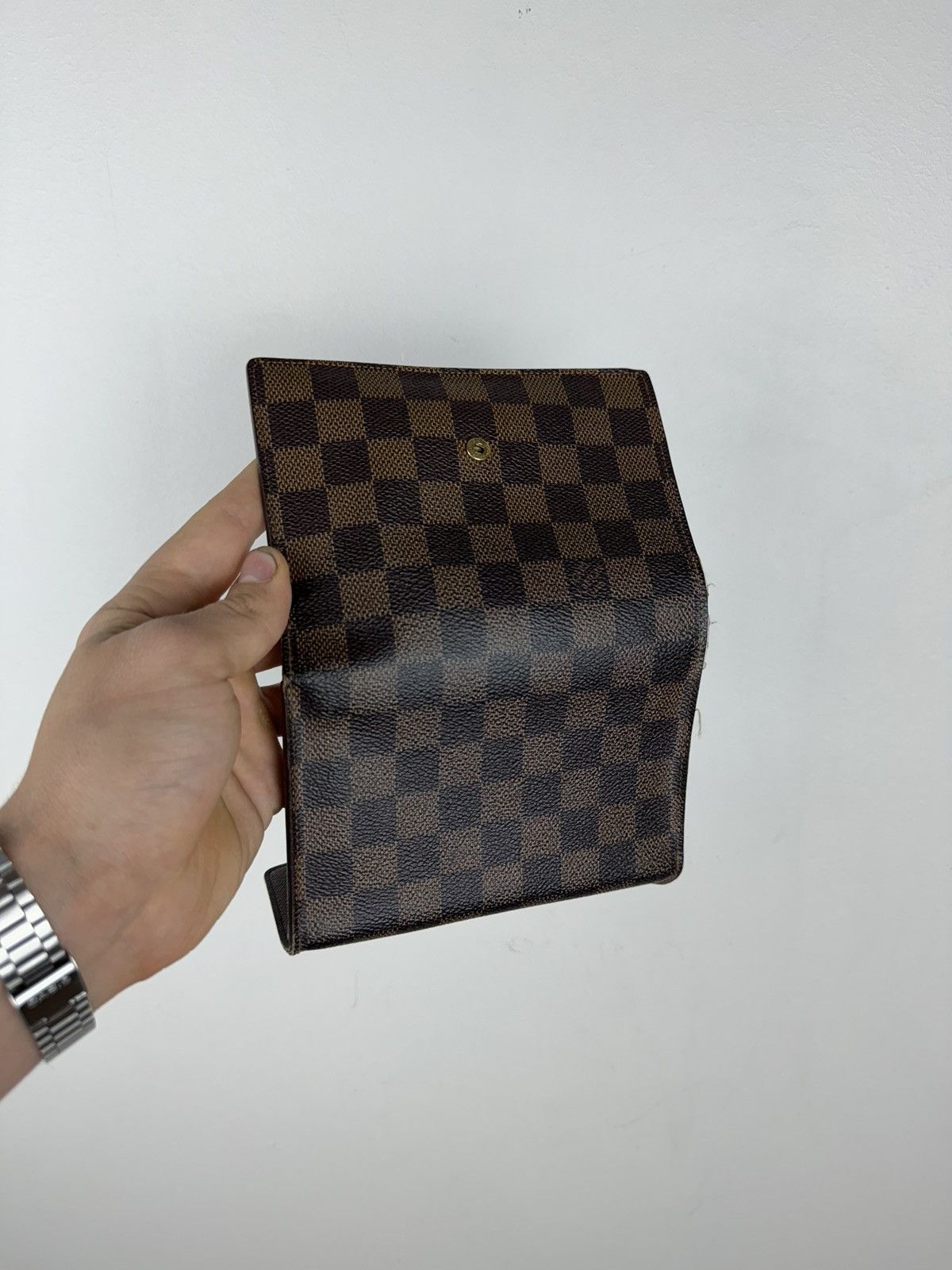 Leather × Louis Vuitton Leather wallet Louis Vuitton monogram original casual item Size ONE SIZE - 3 Thumbnail