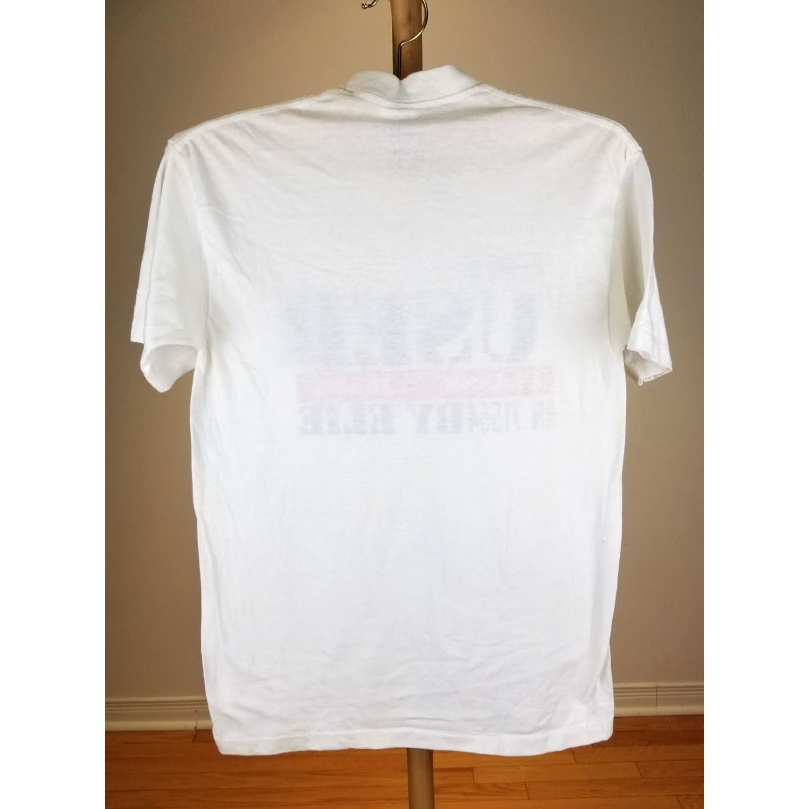 Vintage VINTAGE 80's GET USED CLASSIC JEANS BY ELIE SINGLE STITCH PAPER THIN T-SHIRT SZ L Size US L / EU 52-54 / 3 - 6 Thumbnail