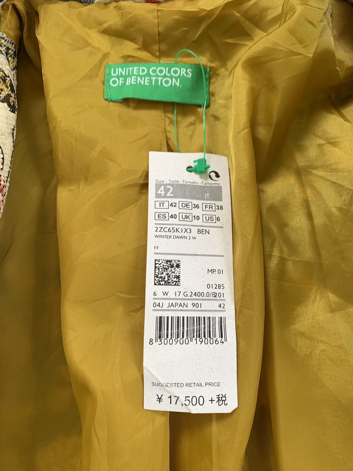United Colors Of Benetton Cozy Flowers Art United Colors Of Benetton Jacket Size M / US 6-8 / IT 42-44 - 12 Thumbnail