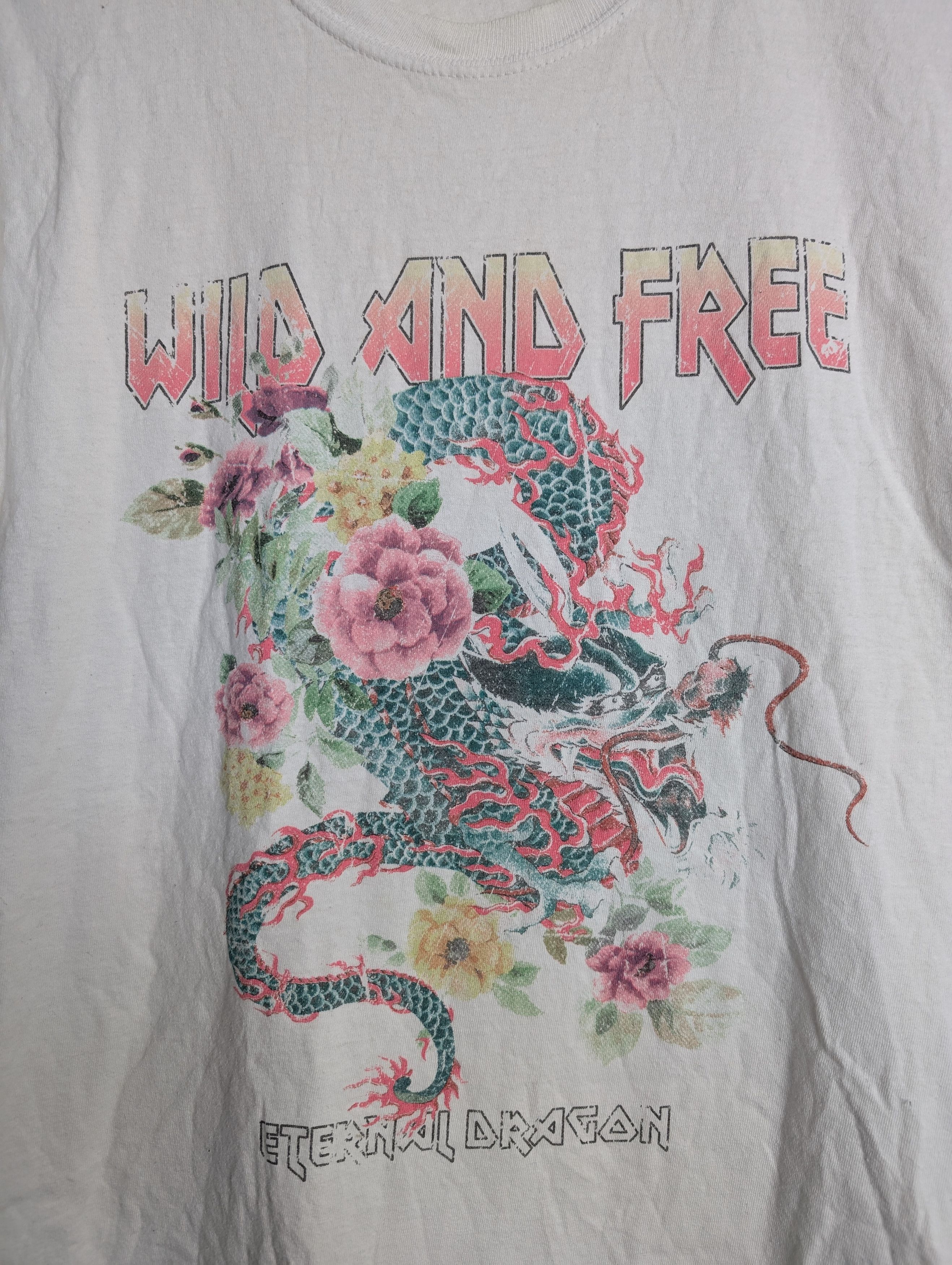Vintage Vintage Fruity of The loom Wild And Free Size L / US 10 / IT 46 - 3 Thumbnail