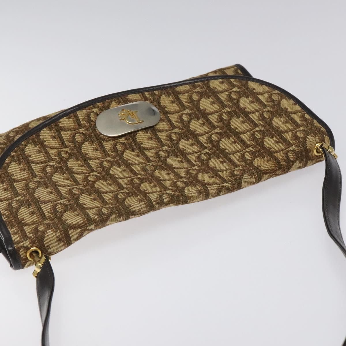 Dior DIOR Trotter Canvas Shoulder Bag Brown Size ONE SIZE - 6 Thumbnail
