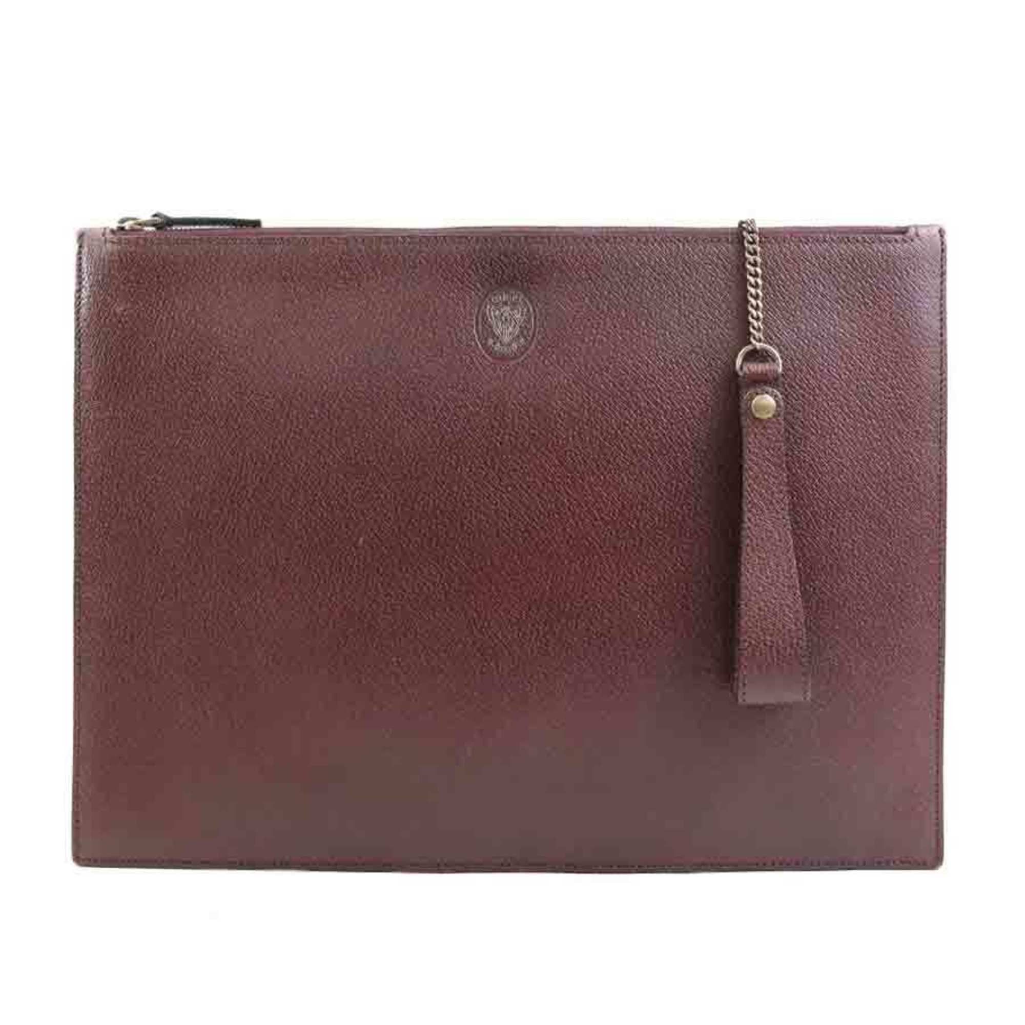 Gucci Gucci Clutch Bag, Leather, Bordeaux, Men's/Women's, 325783, H31514A Size ONE SIZE - 1 Thumbnail